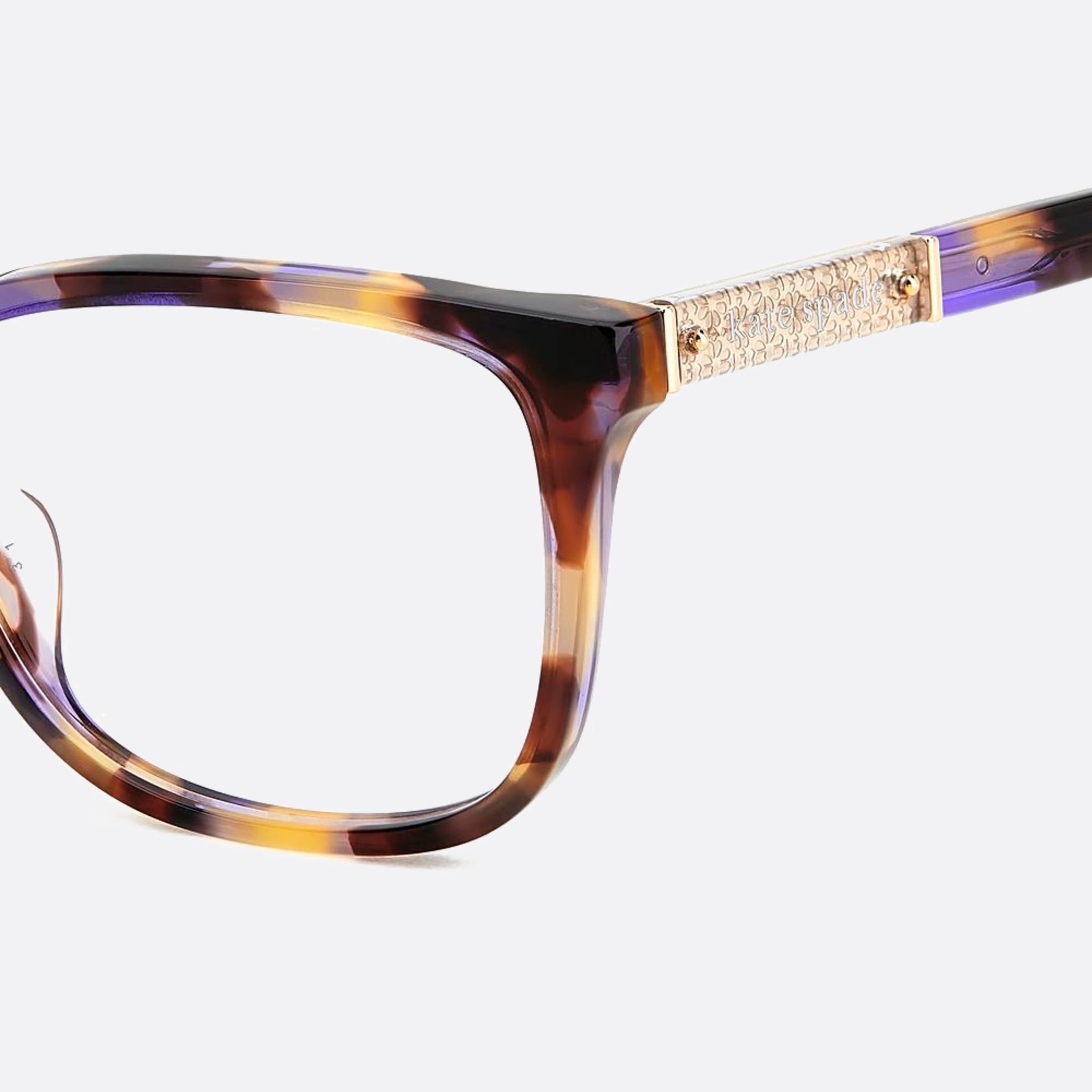 Kate 55mm Spade Amabella 8xs Havana Geometric Women Eyeglasses - Detail View