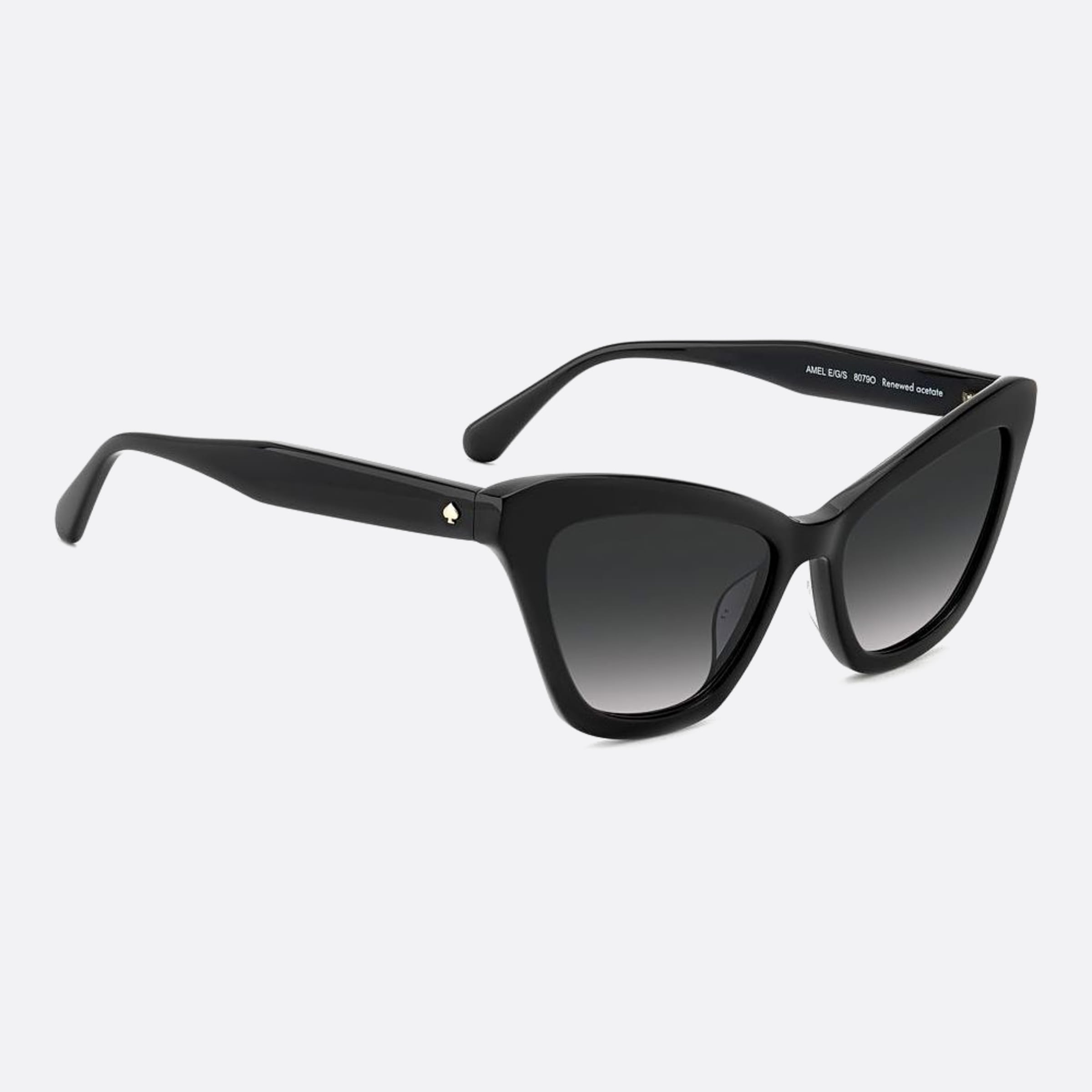 Kate 54mm Spade Amelie Black Squared Women Sunglasses - Detail View