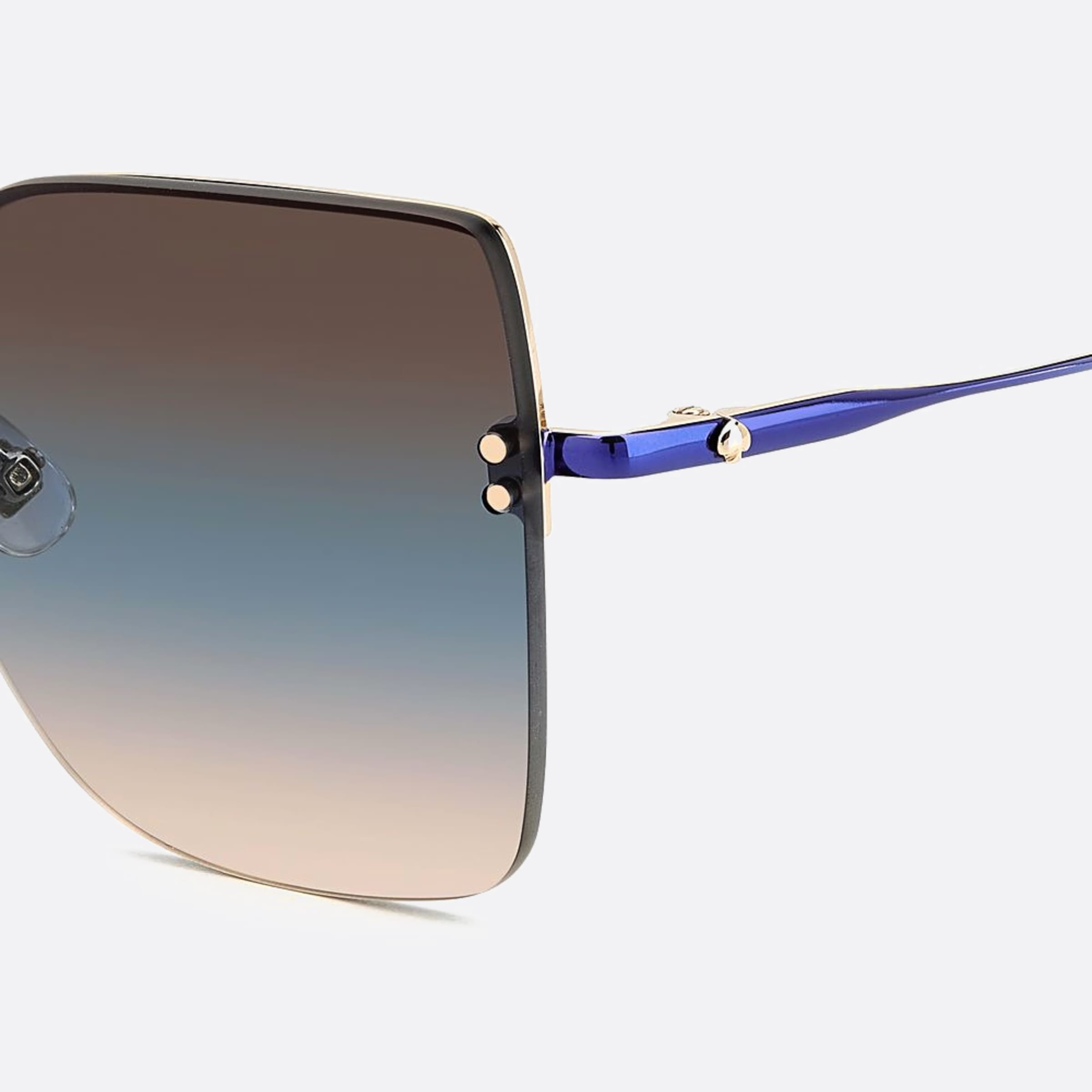Kate 58mm Spade Ariella Lks Blue Geometric Women Sunglasses - Detail View