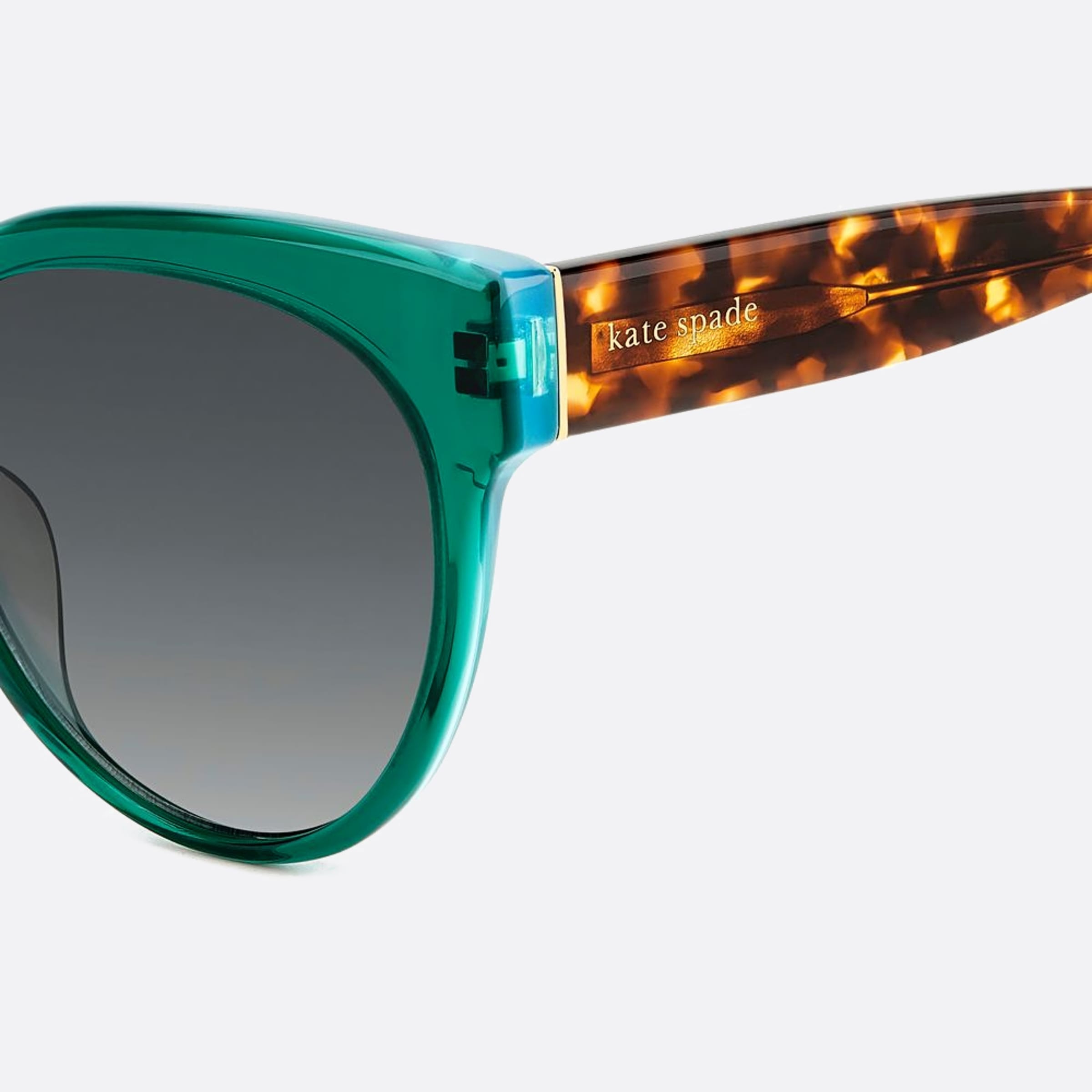 Kate 55mm Spade Aubriella 1ed Green Cat Eye Women Sunglasses - Detail View