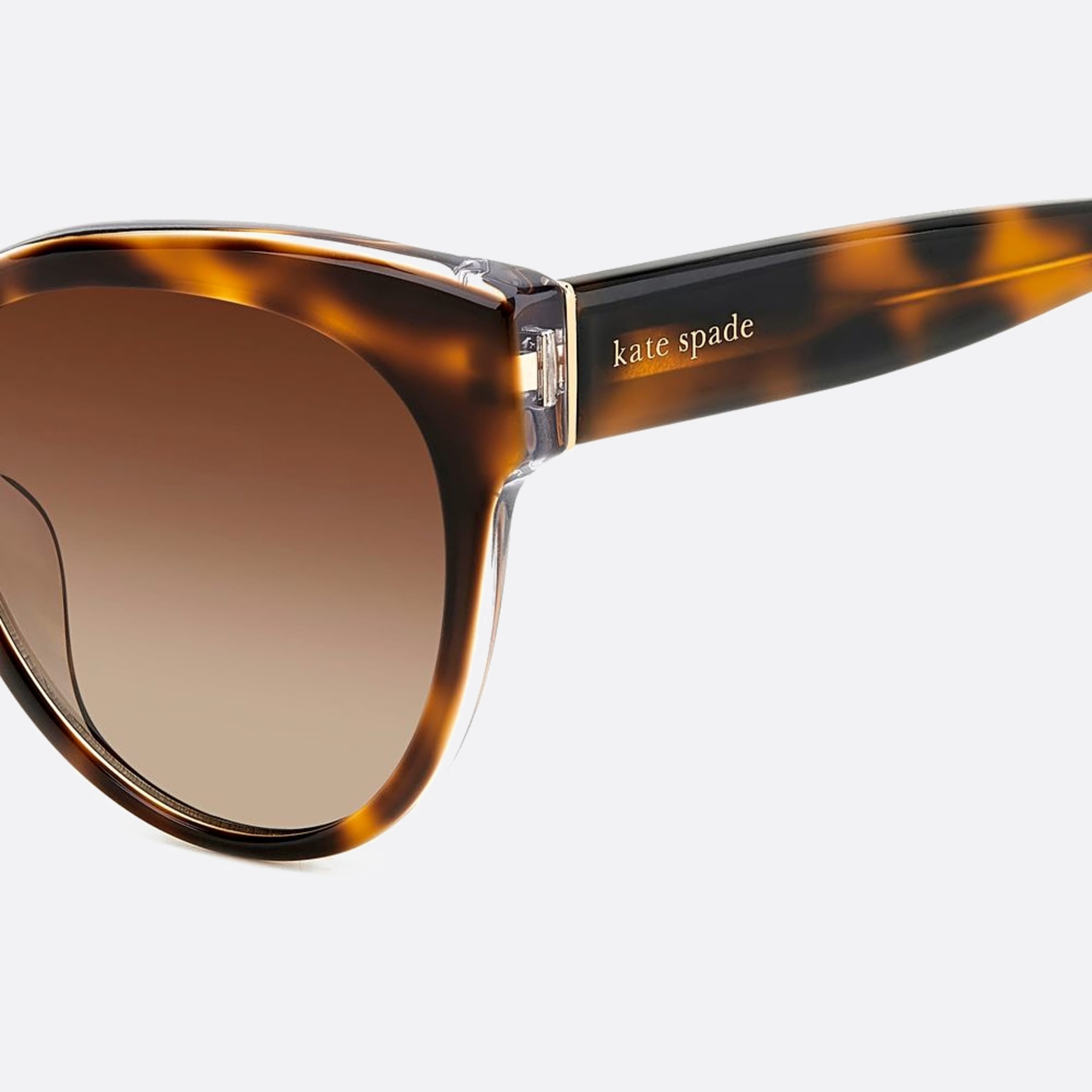 Kate 55mm Spade Aubriella 2vm Havana Cat Eye Women Sunglasses - Detail View