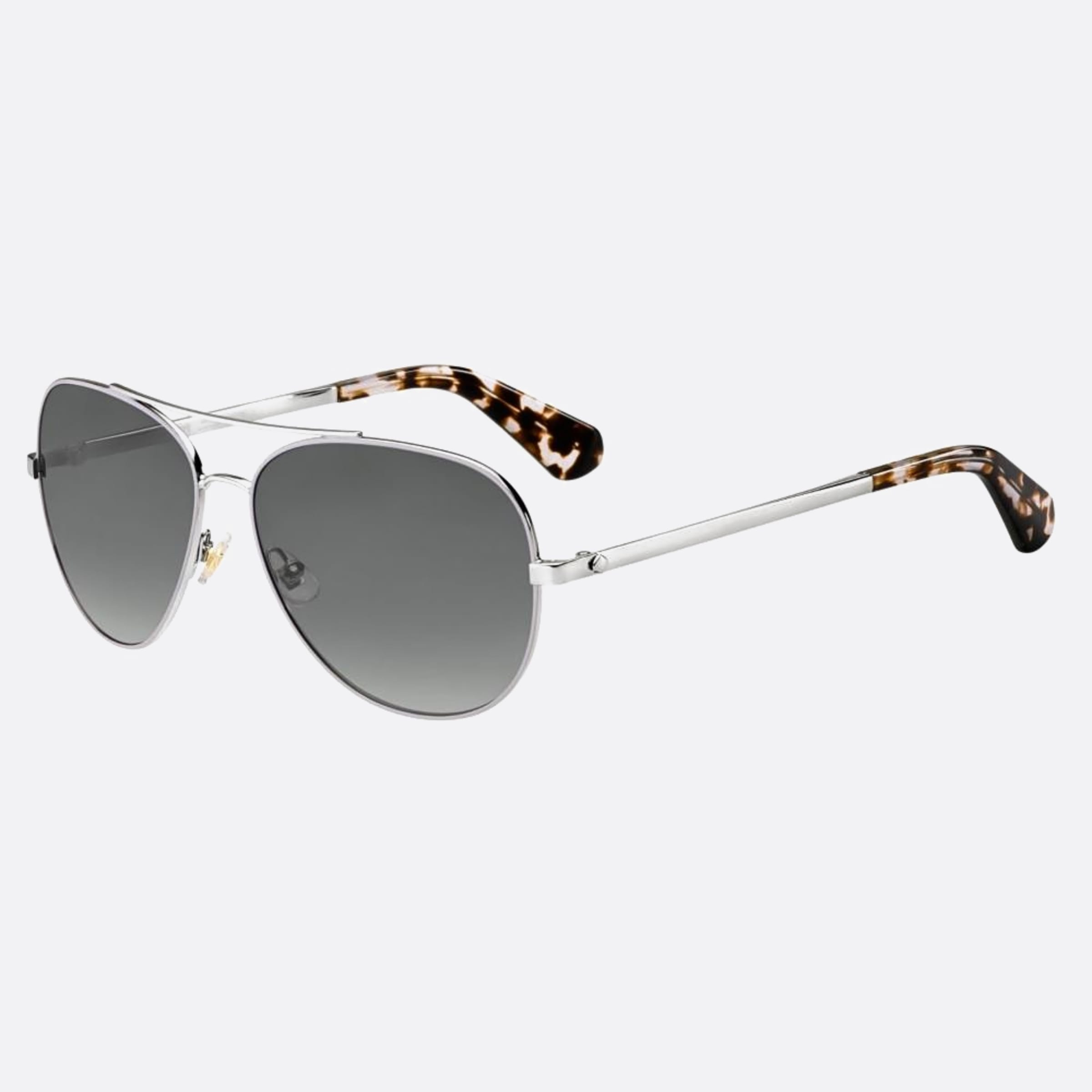 Kate 58mm Spade Avaline2 0t7 Silver Pilot Women Sunglasses - Side View
