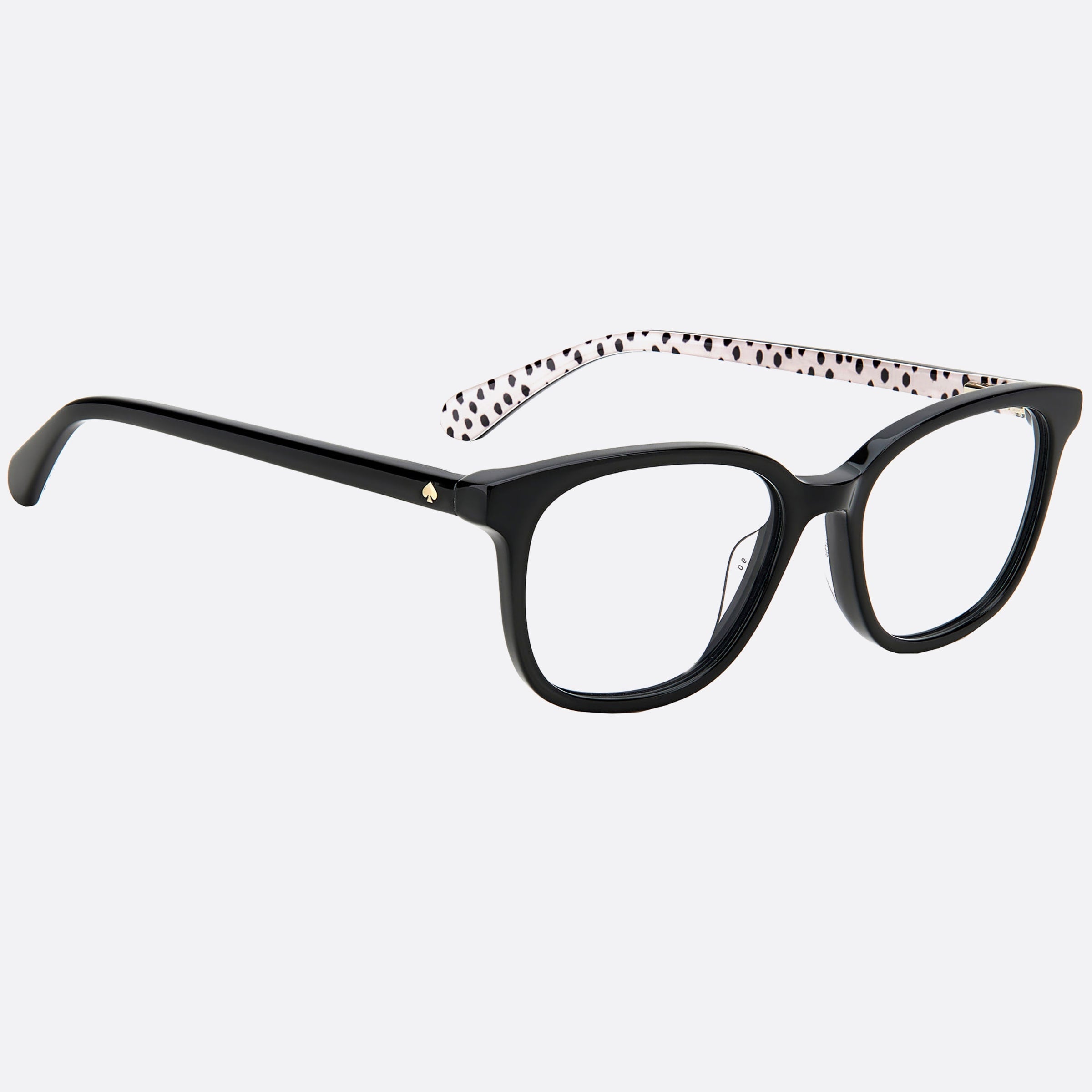 Kate 47mm Spade Bari Black Geometric Children Eyeglasses - Detail View