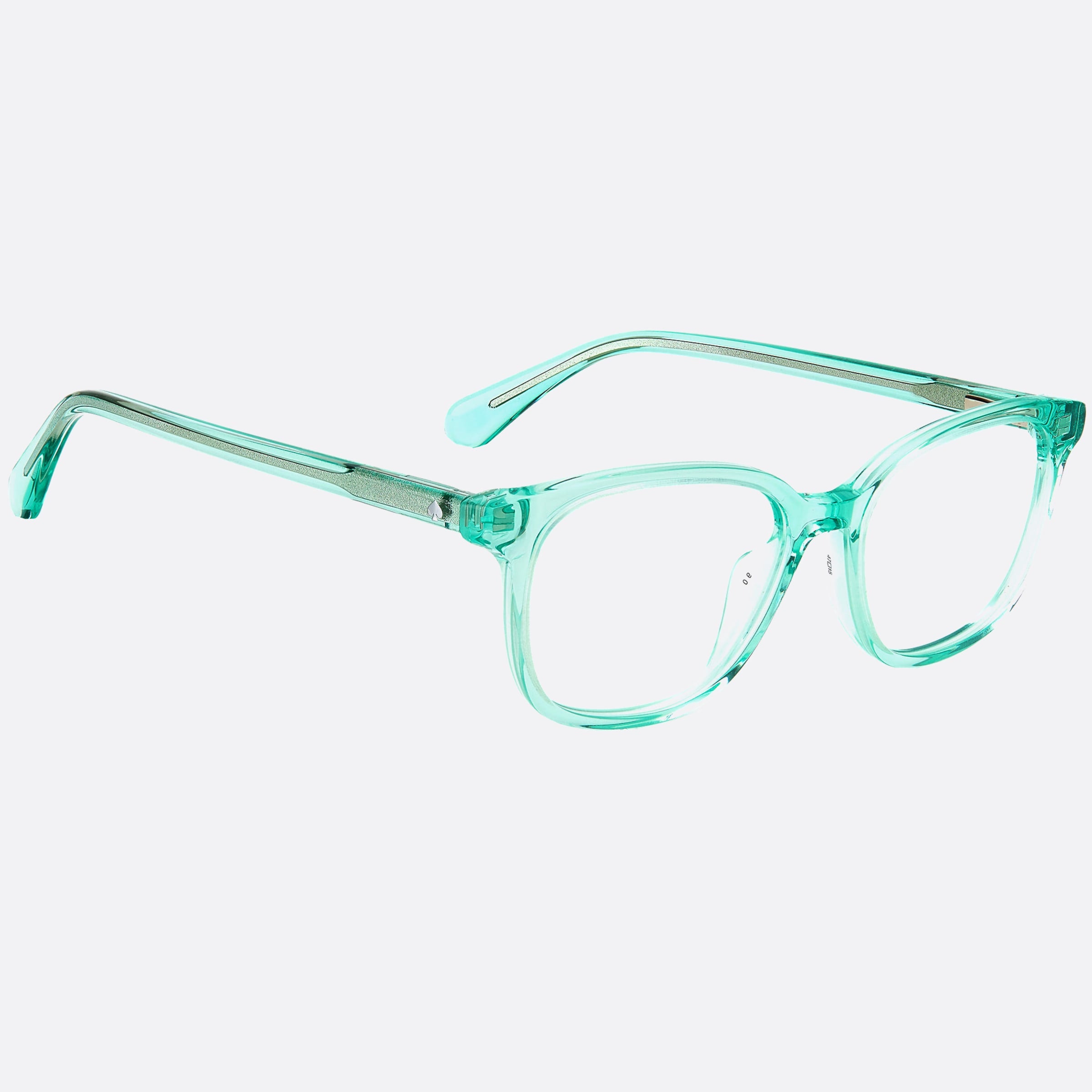 Kate 47mm Spade Bari Zi9 Blue Geometric Children Eyeglasses - Detail View