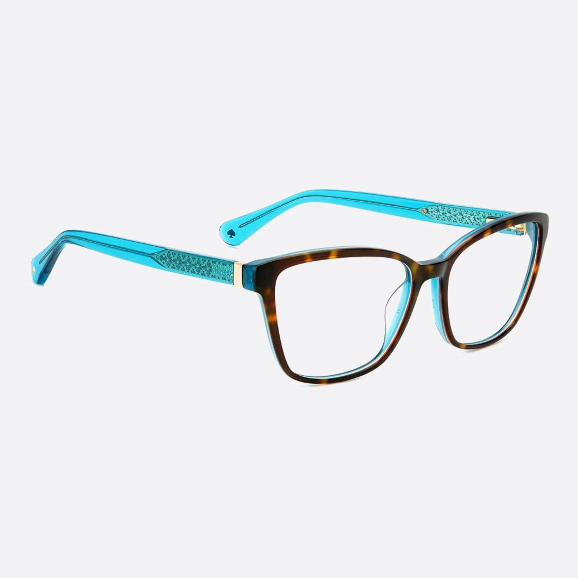 Kate 55mm Spade Belen Yap Havana Squared Women Eyeglasses - Detail View