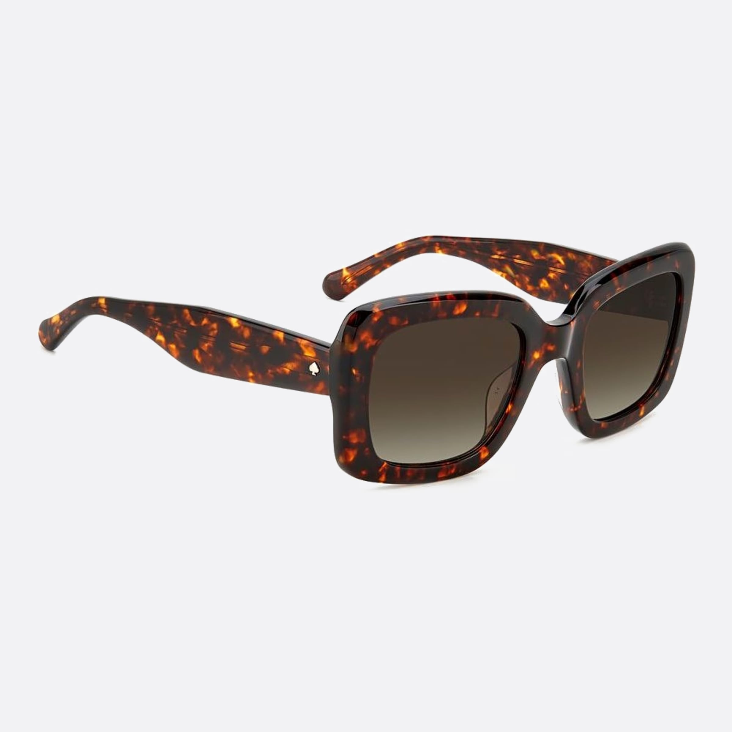 Kate 52mm Spade Bellamy Havana Squared Women Sunglasses - Detail View