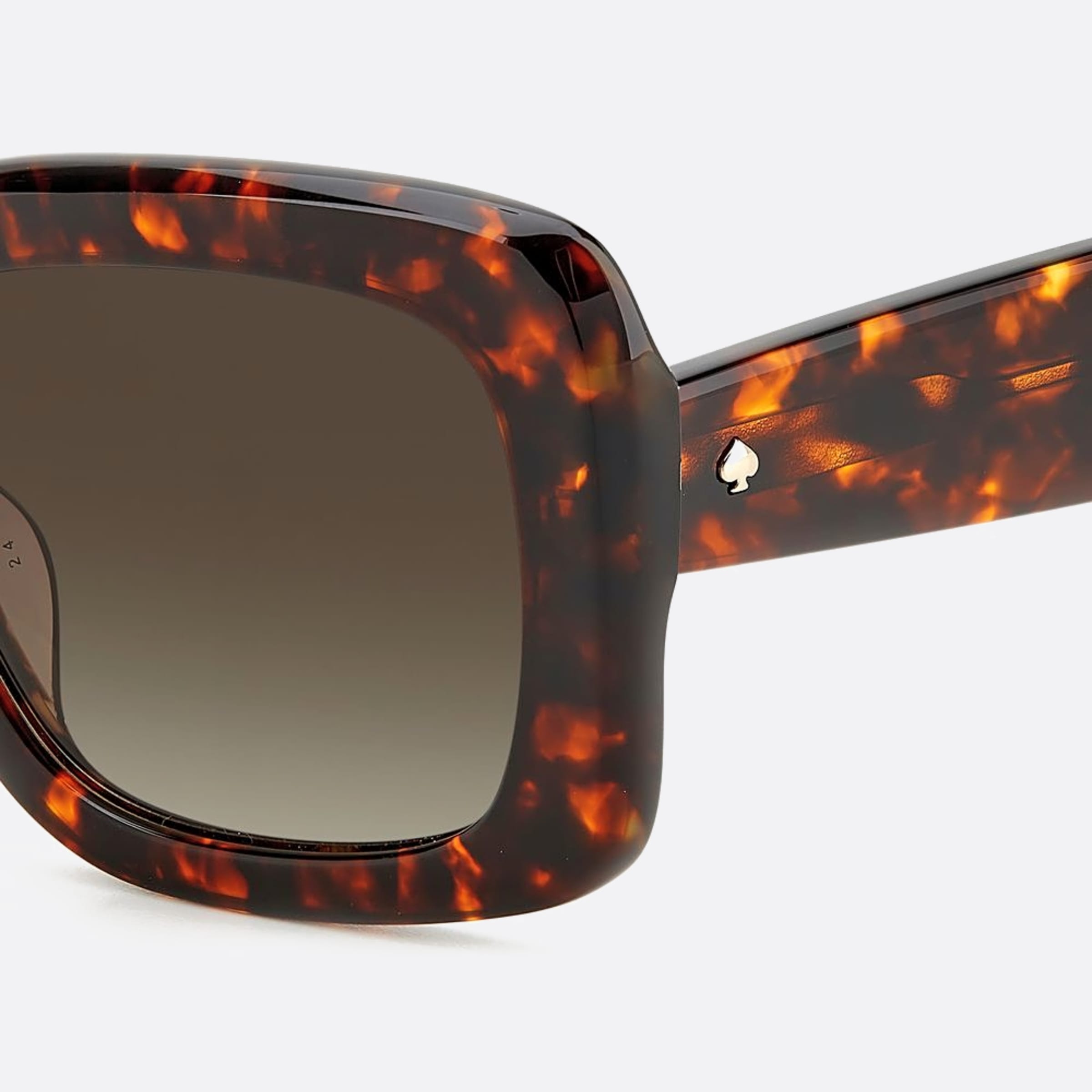 Kate 52mm Spade Bellamy Havana Squared Women Sunglasses - Lifestyle Shot