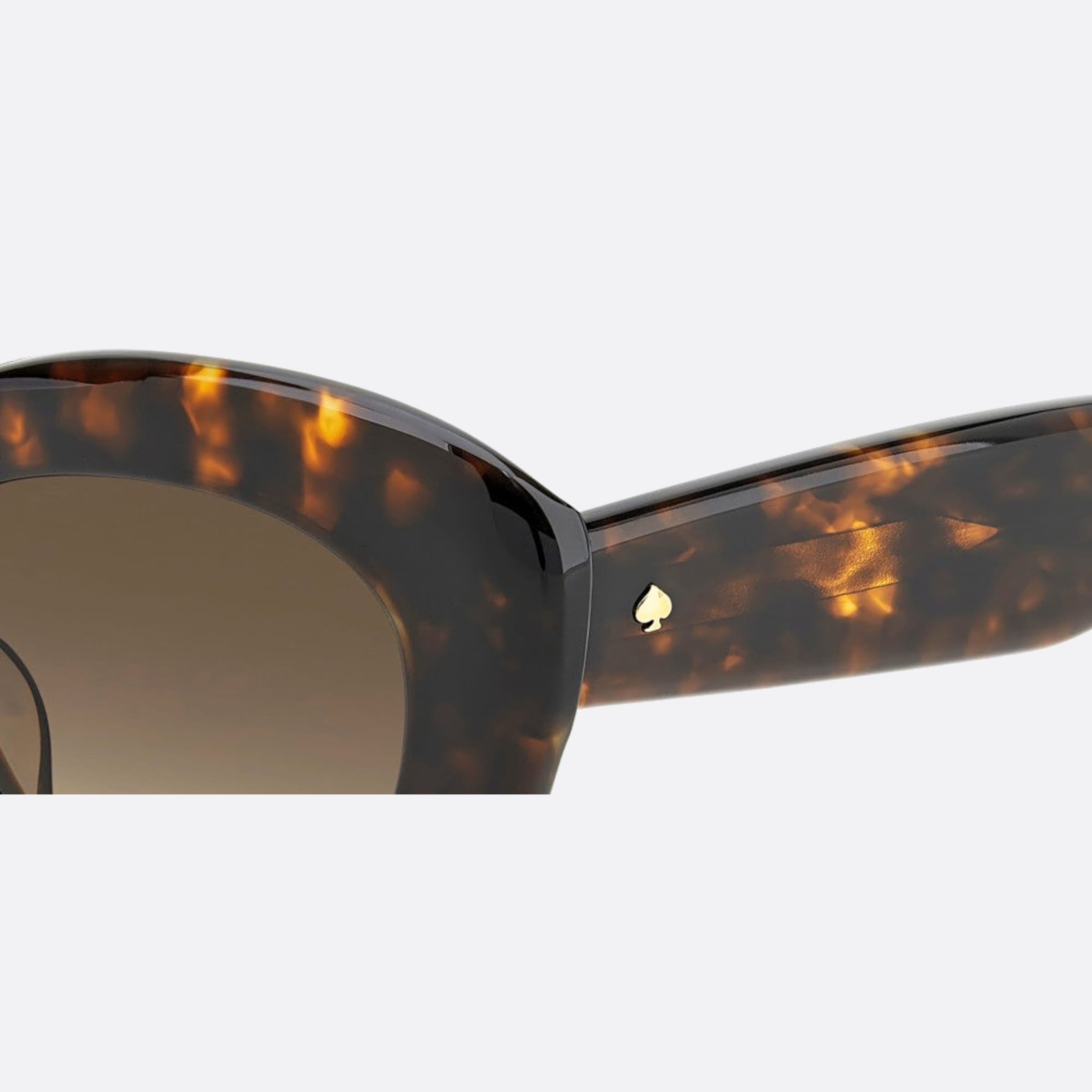 Kate 50mm Spade Capri Havana Pantos Women Sunglasses - Detail View