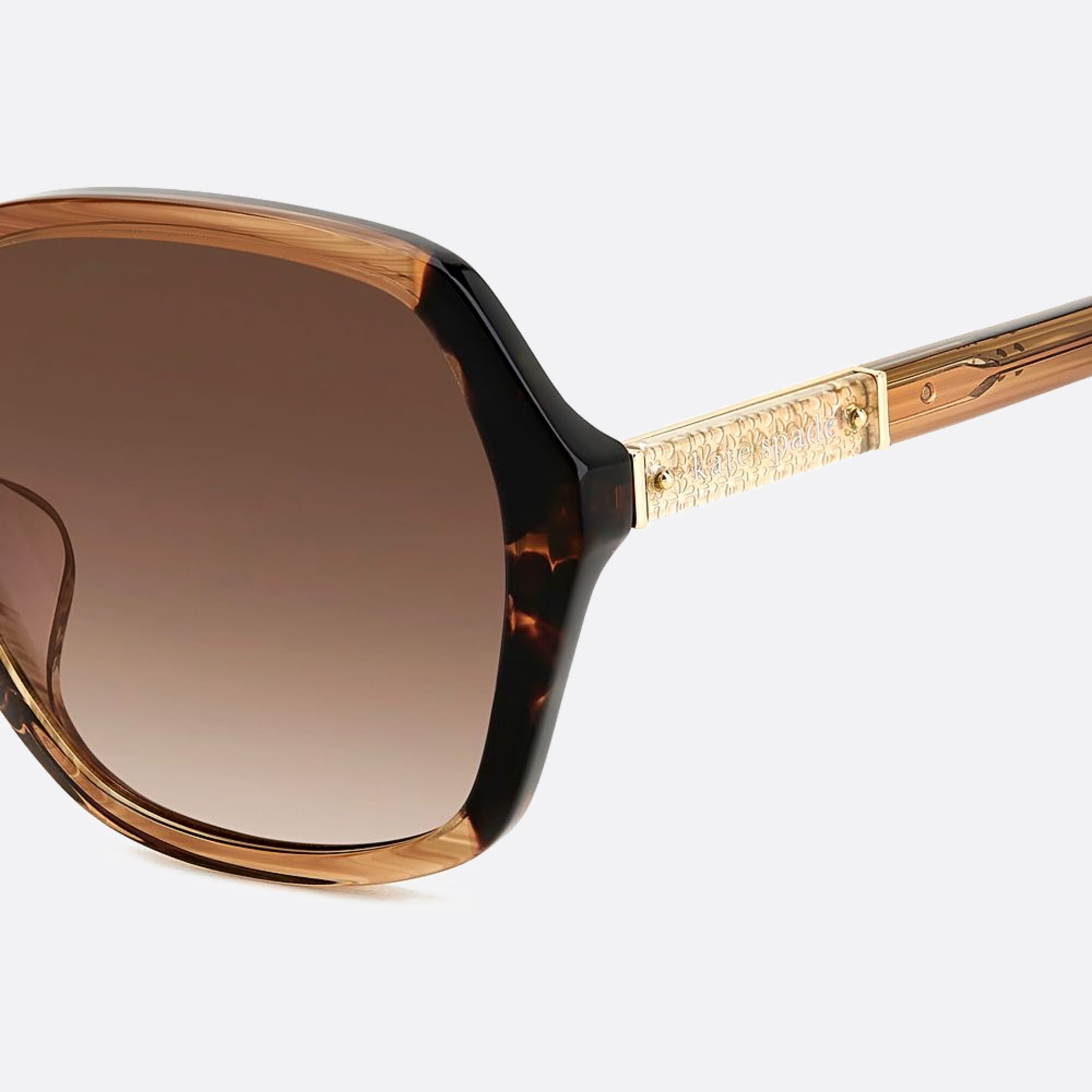 Kate 57mm Spade Ellery 2oh Brown Geometric Women Sunglasses - Detail View