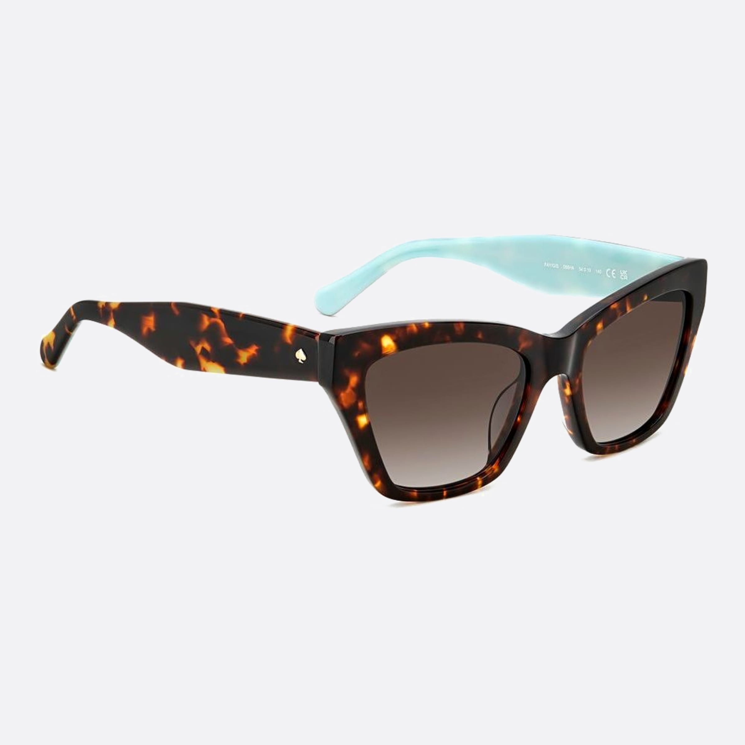 Kate 54mm Spade Fay Havana Cat Eye Women Sunglasses - Detail View