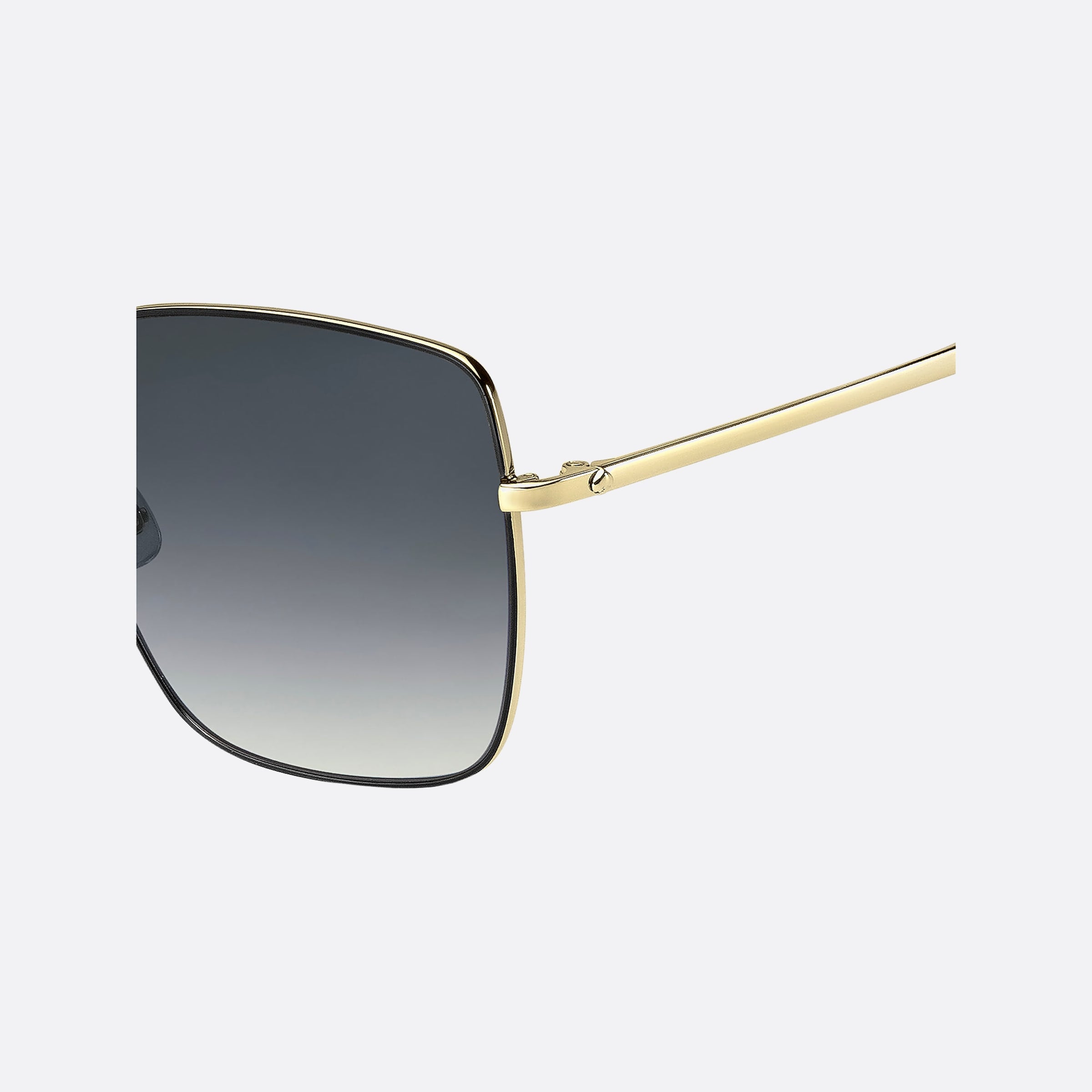 Kate 60mm Spade Fenton Gold Oversize Women Sunglasses - Detail View