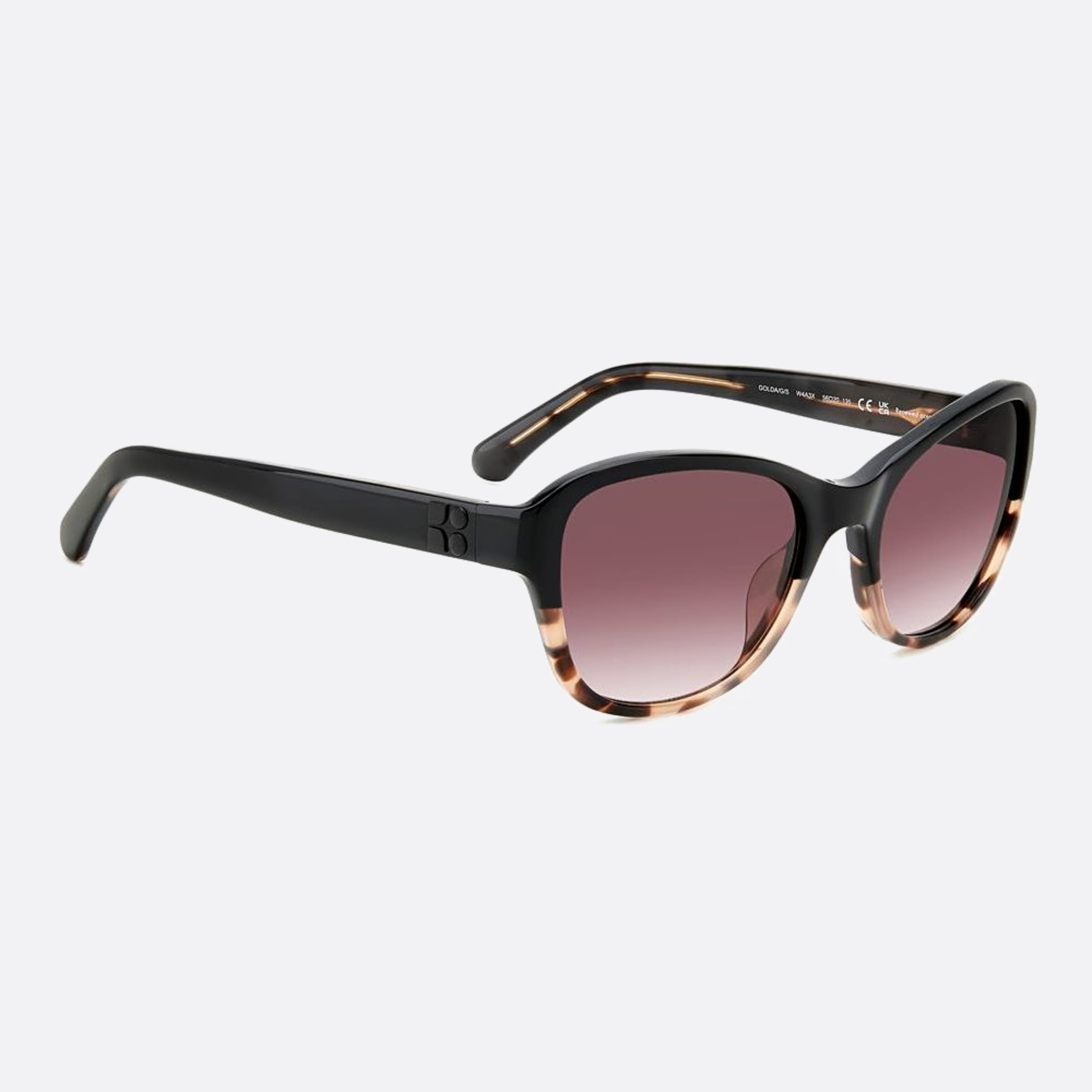 Kate 56mm Spade Golda W4a Black Pantos Women Sunglasses - Side View