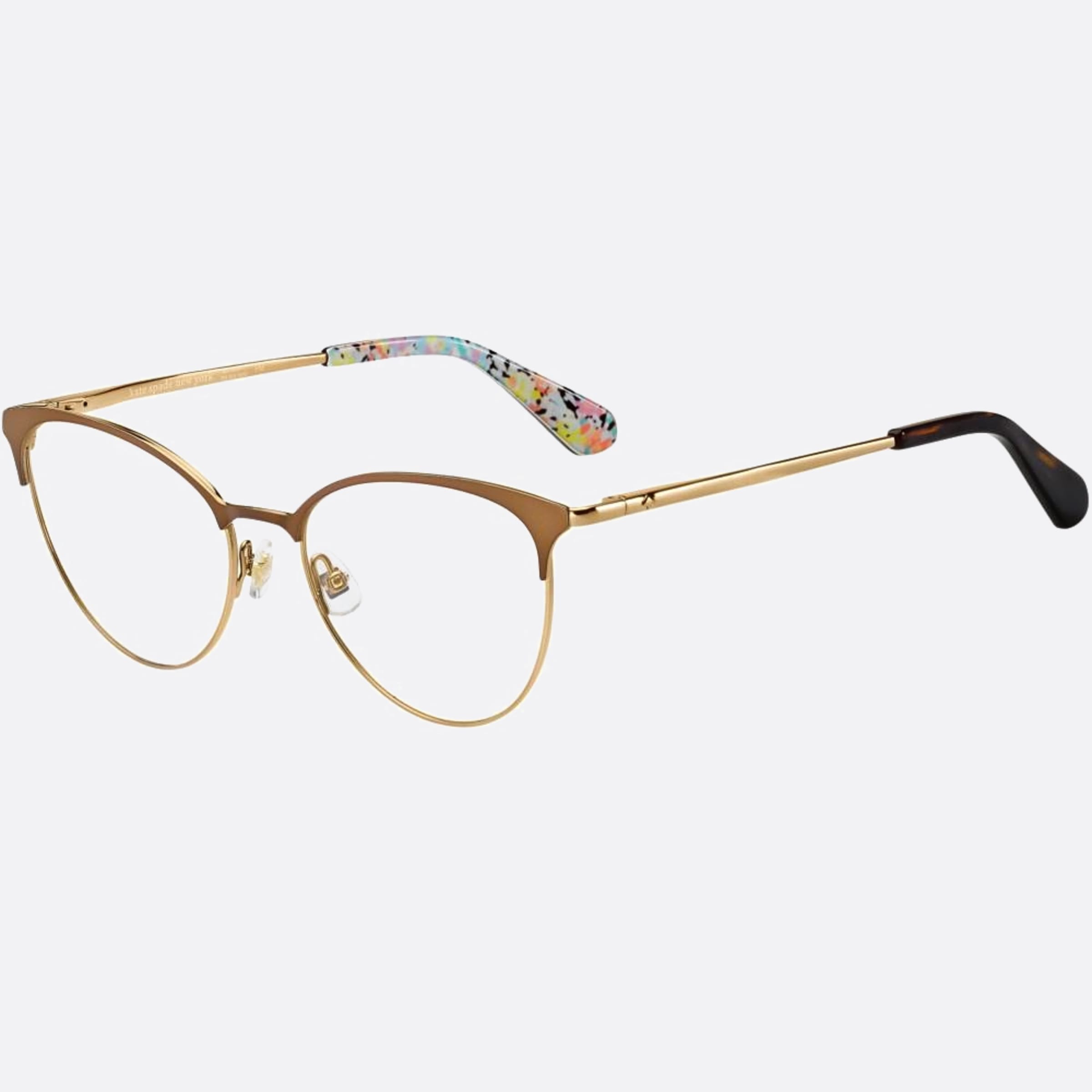 Kate 53mm Spade Izabel 4in Brown Cat Eye Women Eyeglasses - Side View