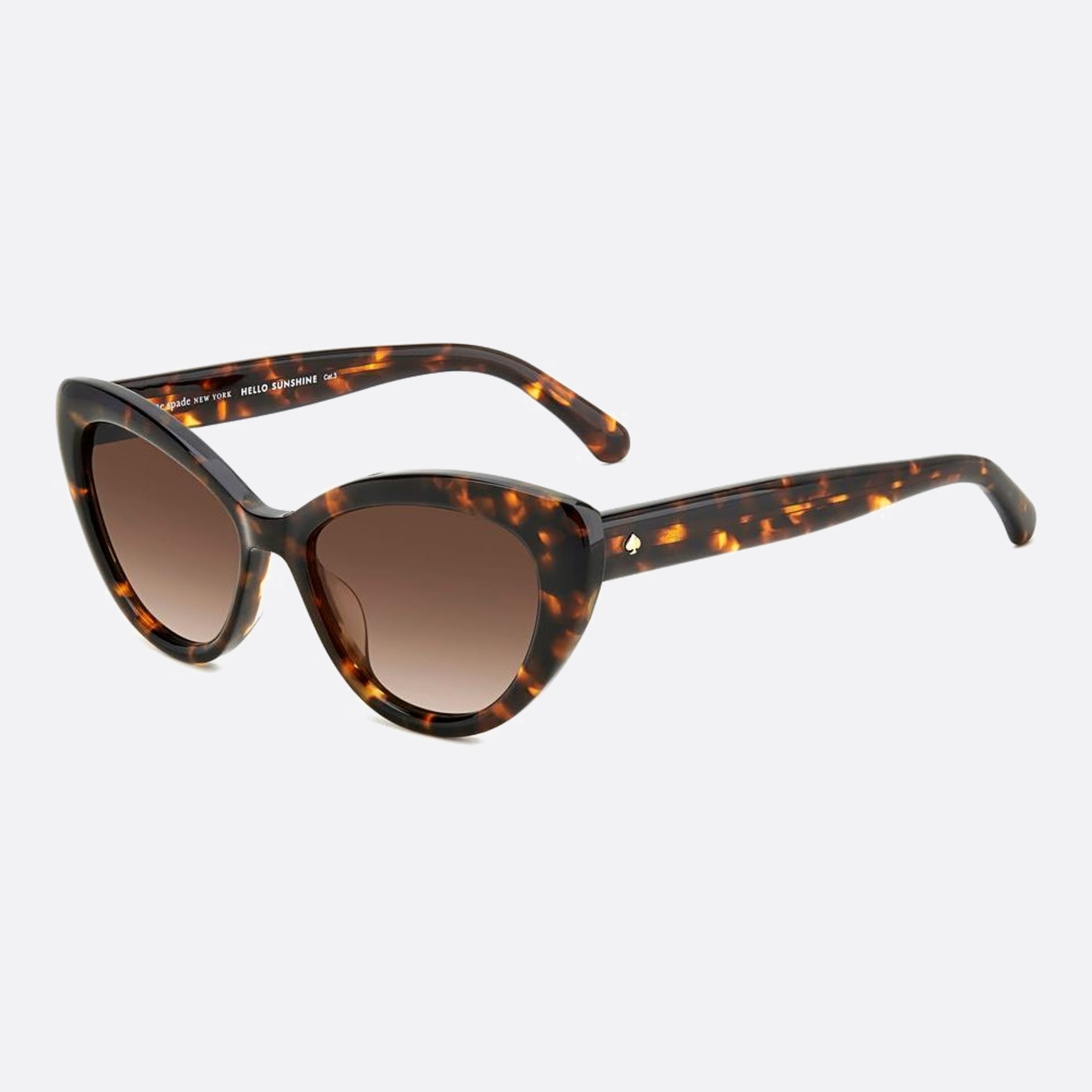 Kate 53mm Spade Marlah Havana Butterfly Women Sunglasses - Side View