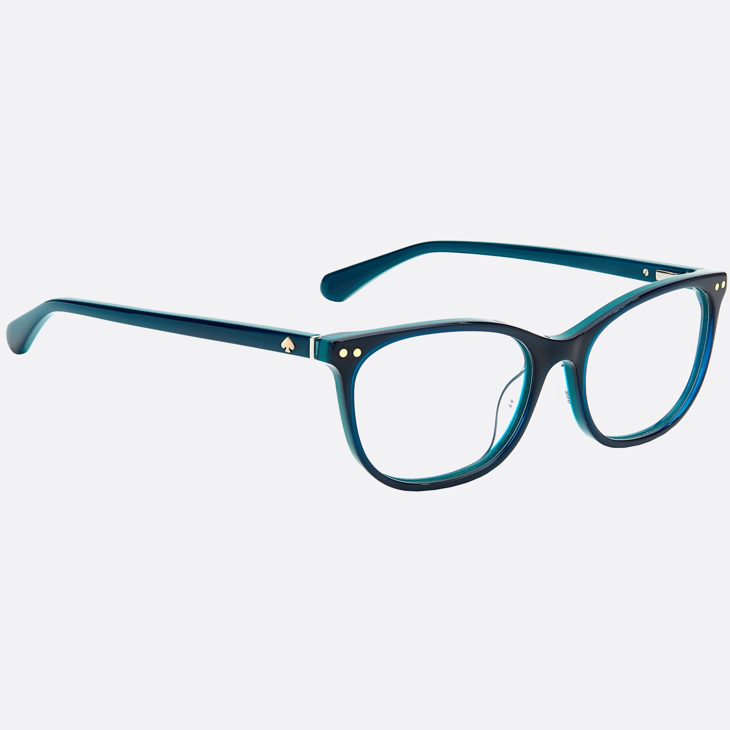 Kate 53mm Spade Raelynn Zi9 Blue Geometric Women Eyeglasses - Detail View