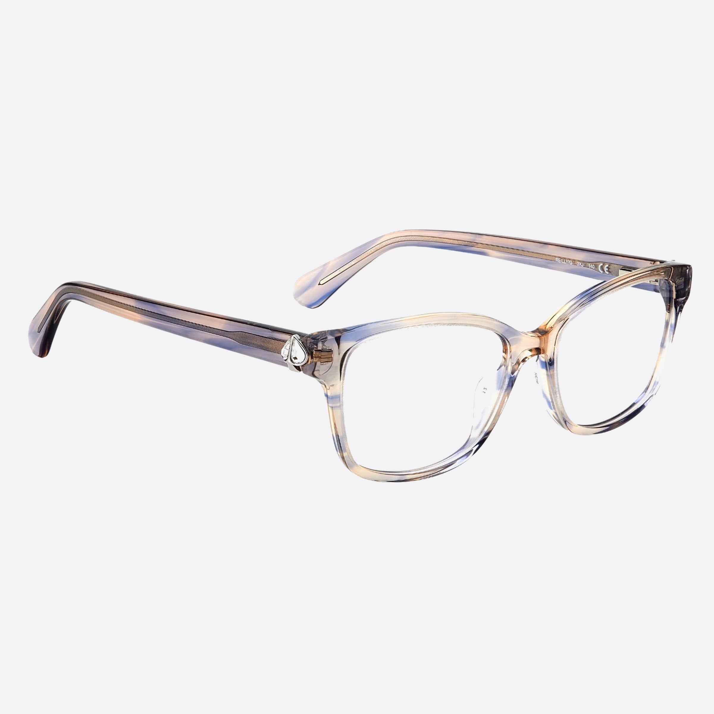 Kate 53mm Spade Reilly Asian Fit 3xj Grey Squared Women Eyeglasses - Detail View