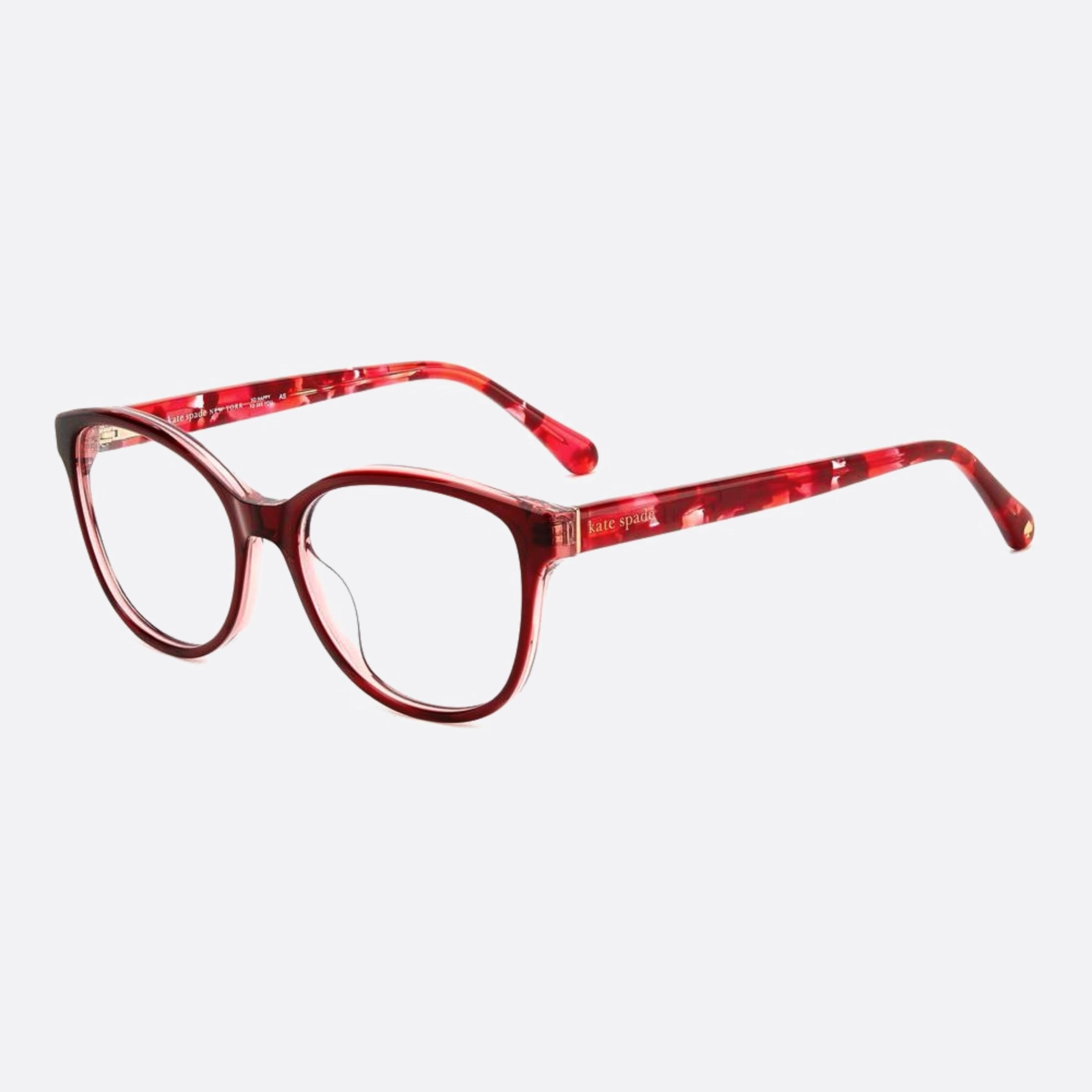 Kate 50mm Spade Rosalind C9a Red Squared Women Eyeglasses - Side View