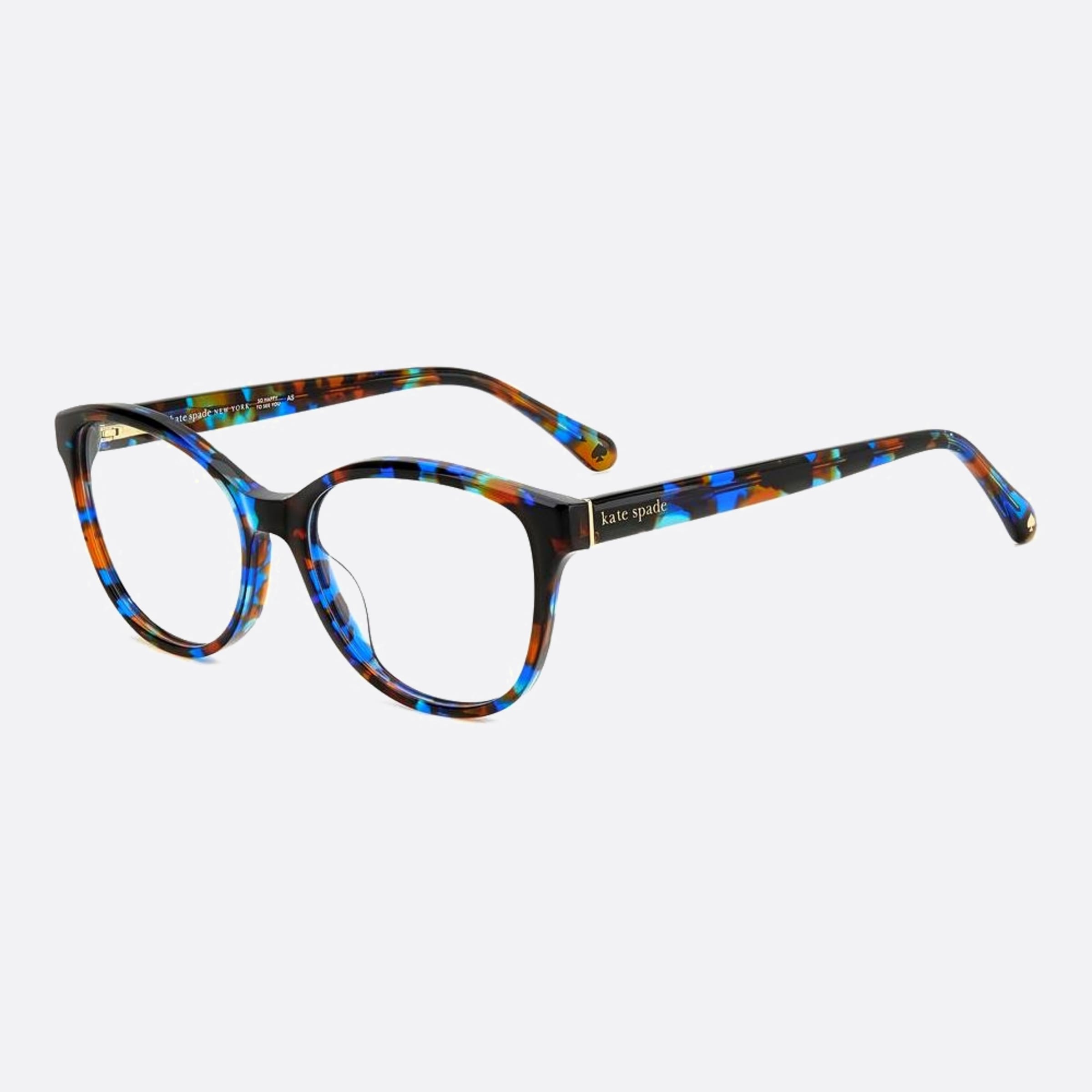 Kate 50mm Spade Rosalind Edc Black Squared Women Eyeglasses - Side View