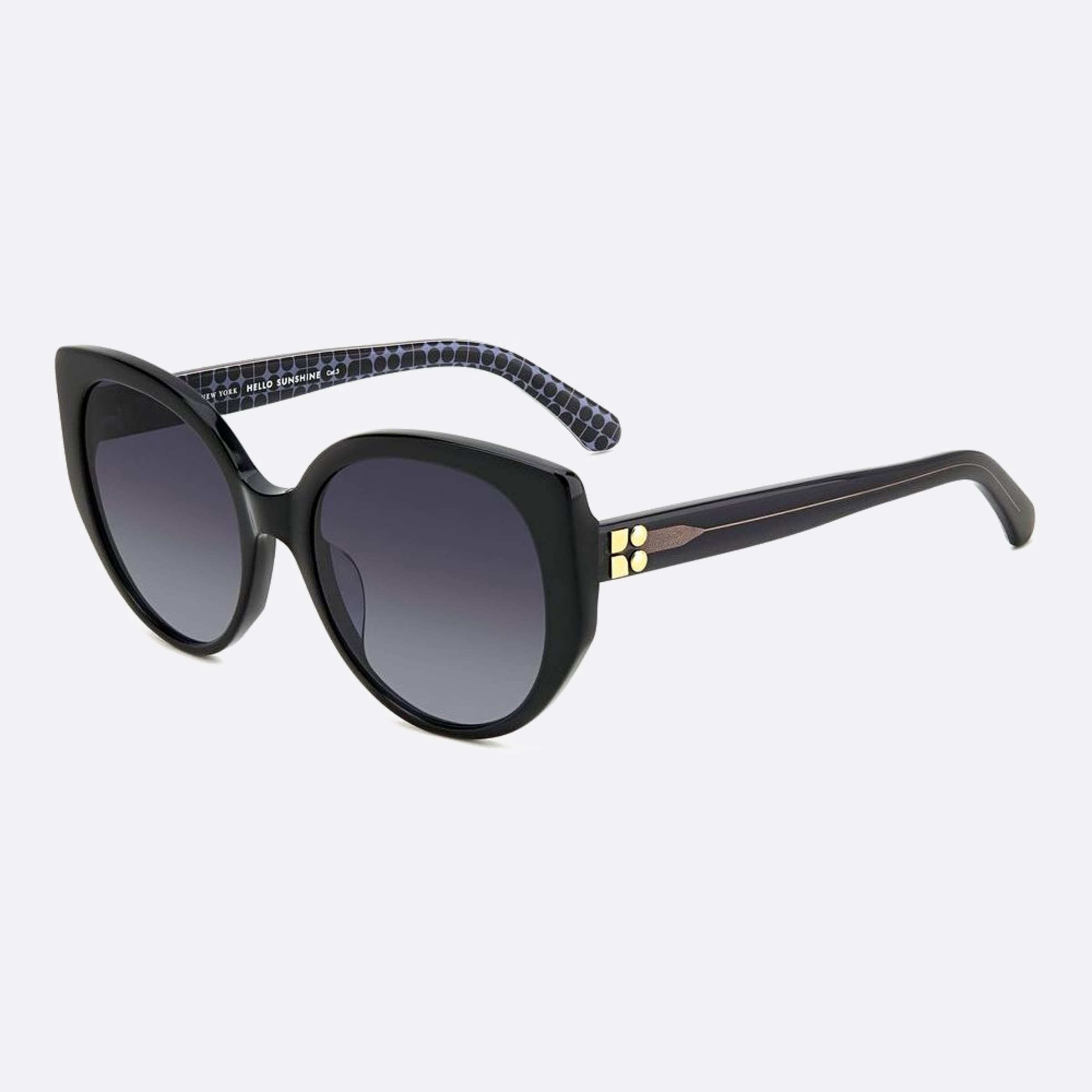 Kate 55mm Spade Seraphina Black Butterfly Women Sunglasses - Side View