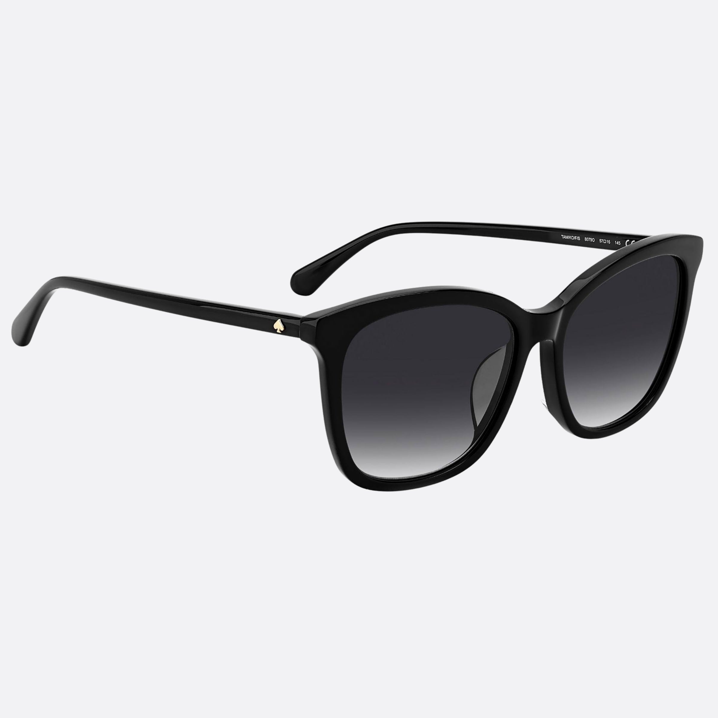 Kate 57mm Spade Tamiko Black Squared Women Sunglasses - Detail View