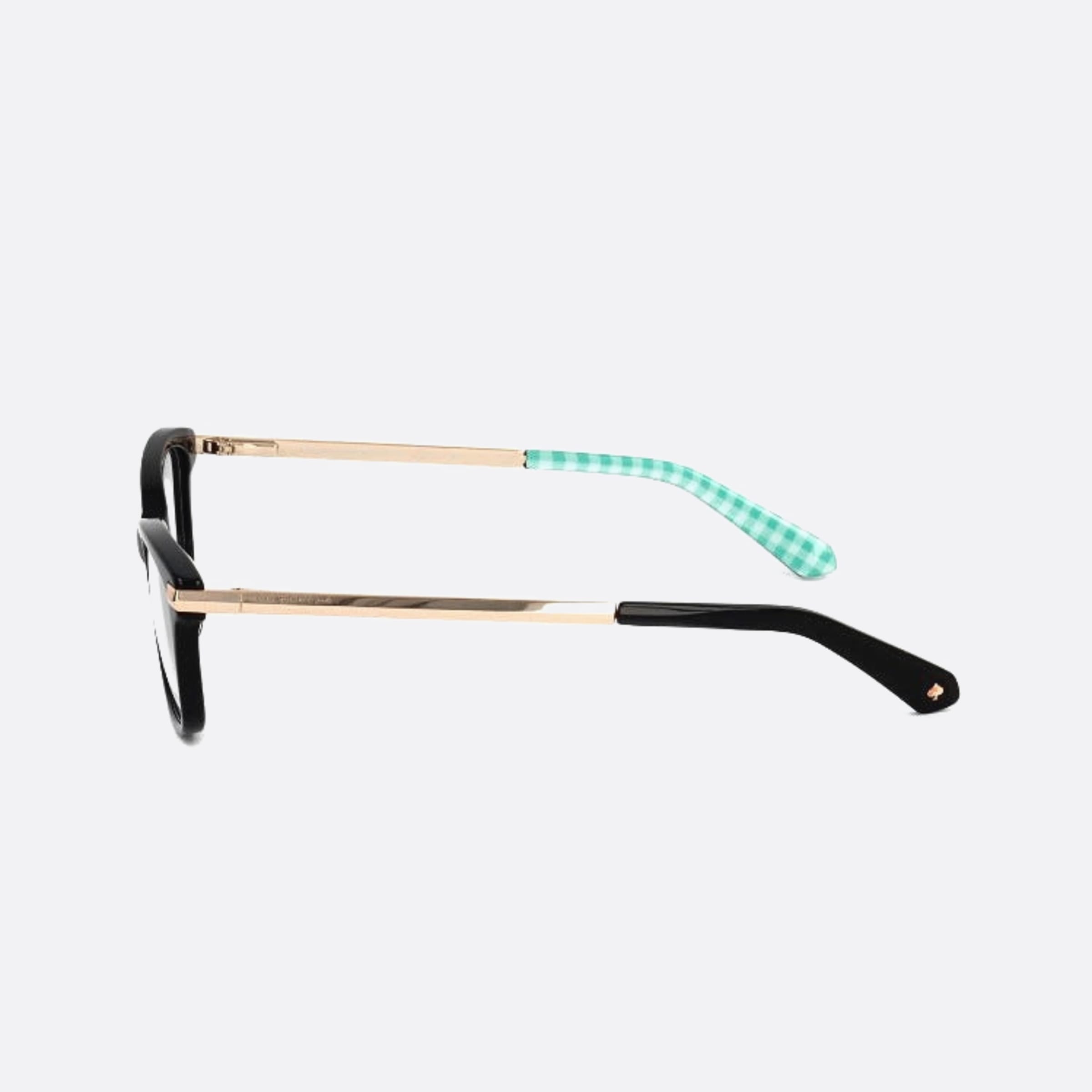 Kate 51mm Spade Vicenza Black Geometric Women Eyeglasses - Detail View