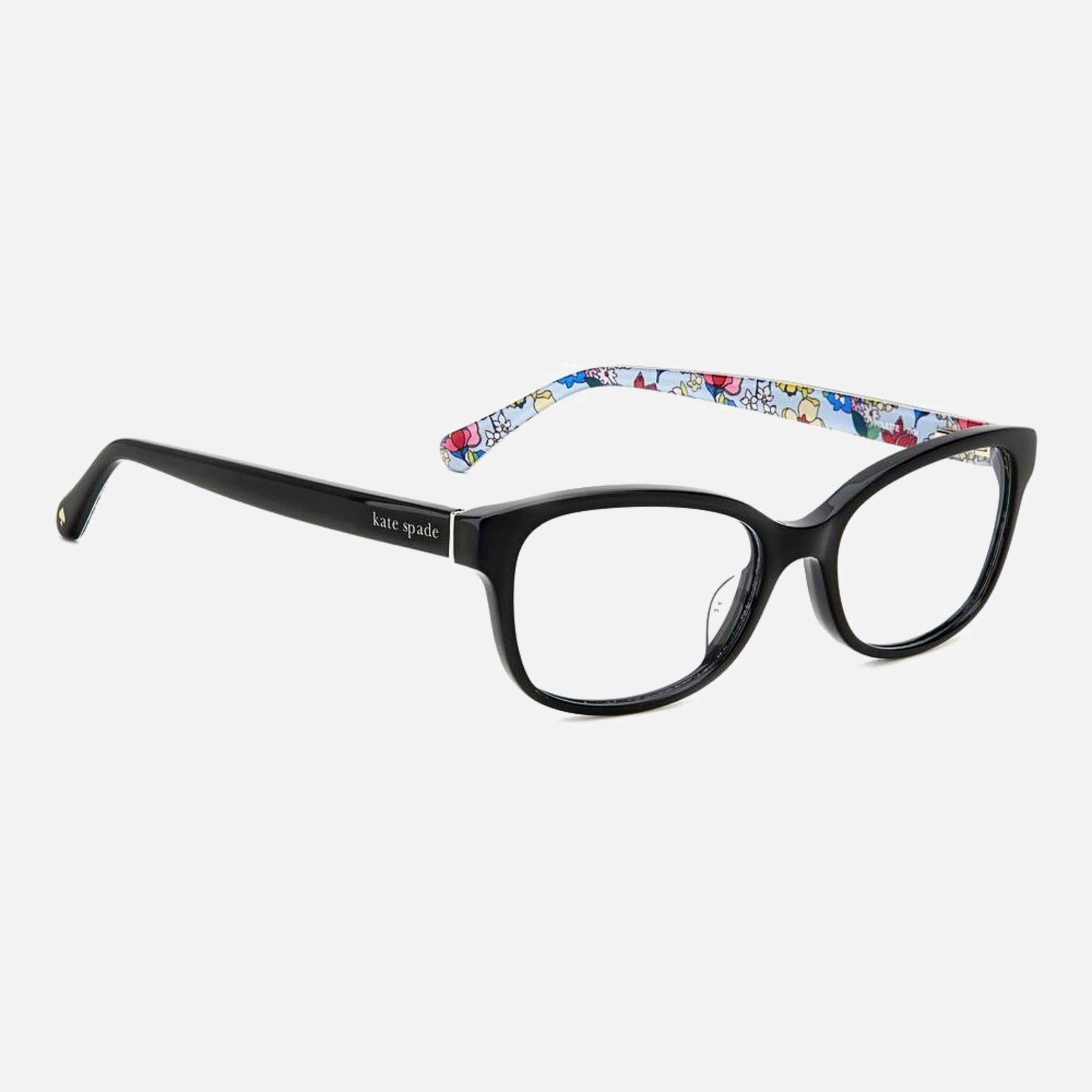 Kate 51mm Spade Violette 7rm Black Geometric Women Eyeglasses - Detail View