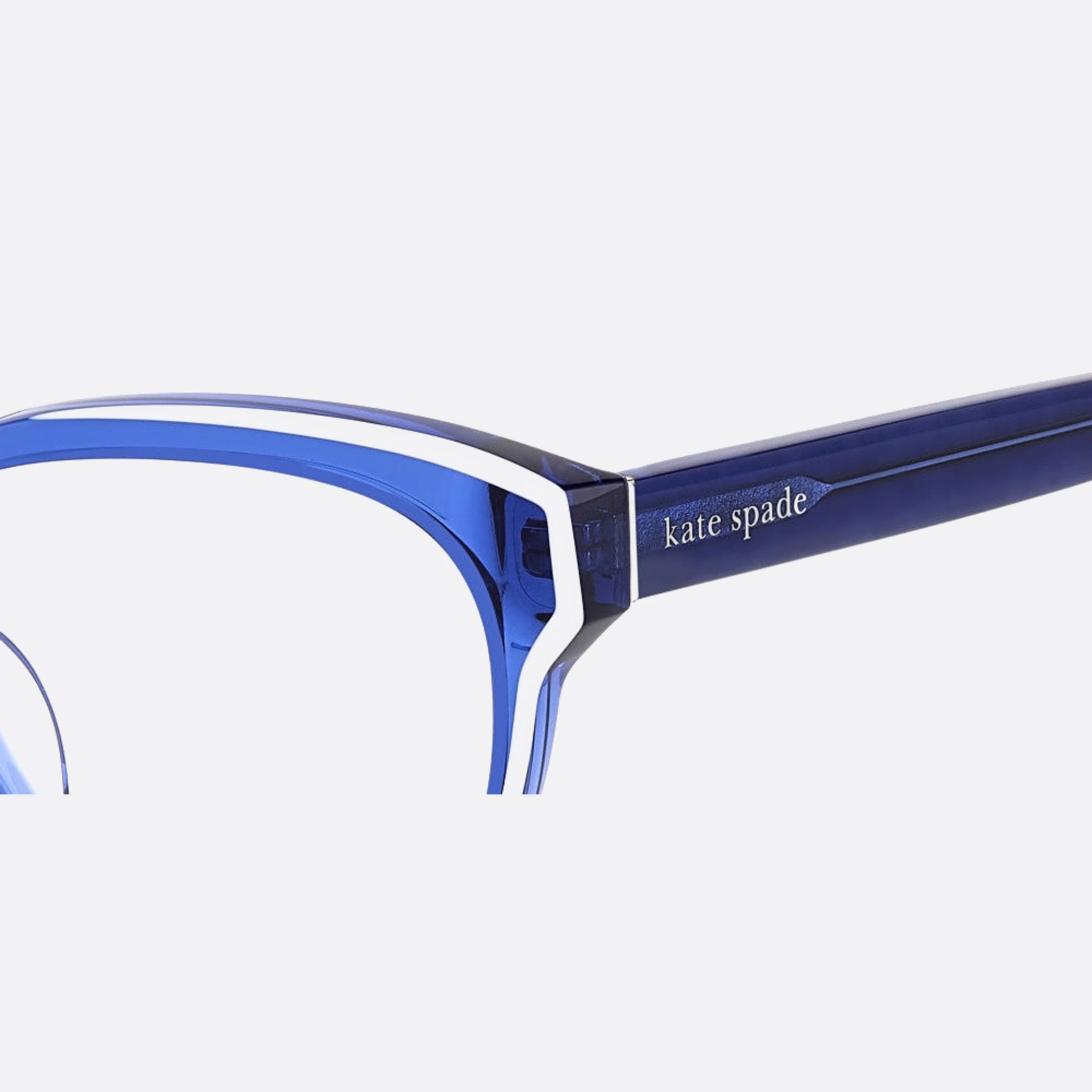 Kate 52mm Spade Zelda 0ju Blue Pantos Women Eyeglasses - Detail View