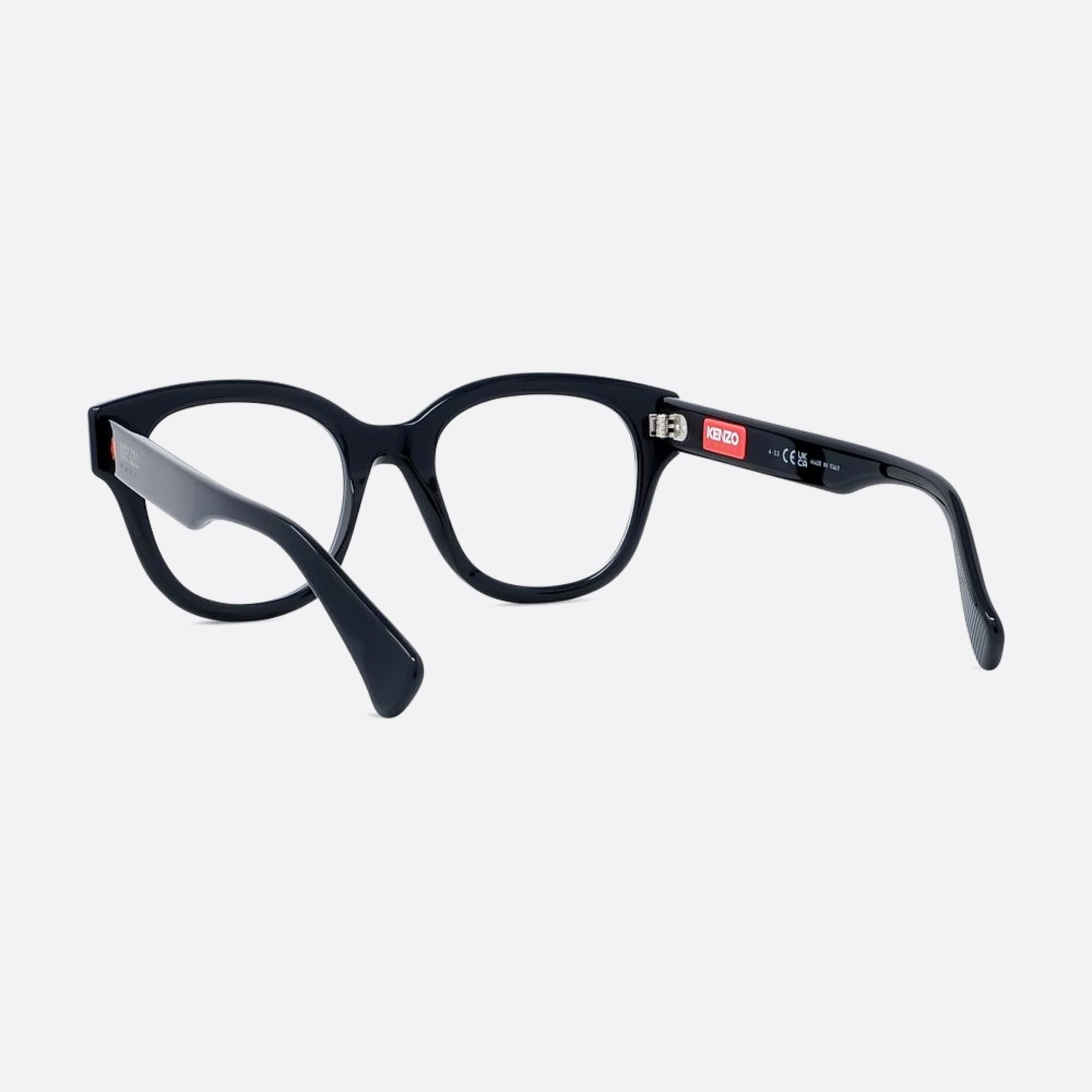Kenzo 51mm Black Geometric Women Eyeglasses - Lifestyle Shot