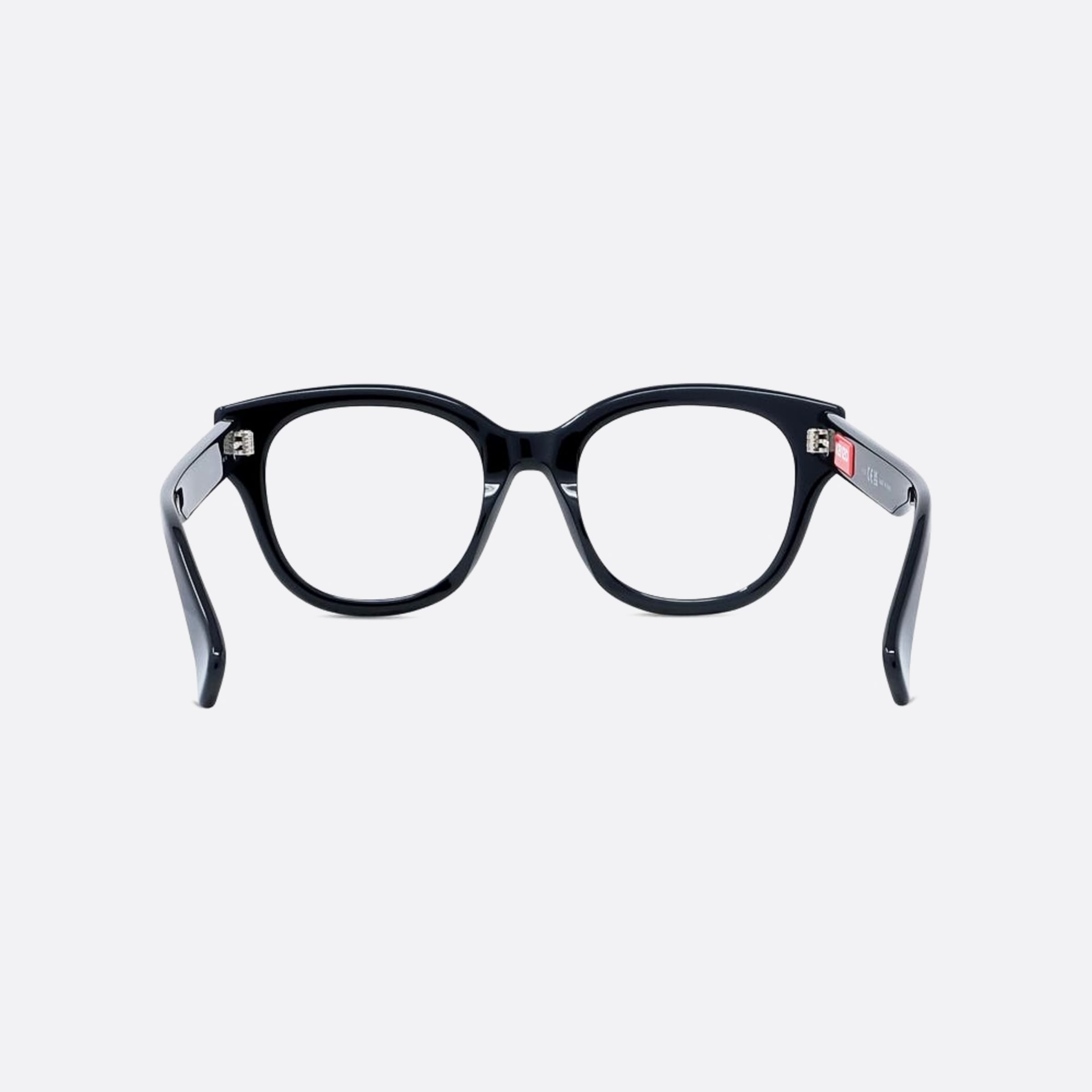 Kenzo 51mm Black Geometric Women Eyeglasses - Additional Angle