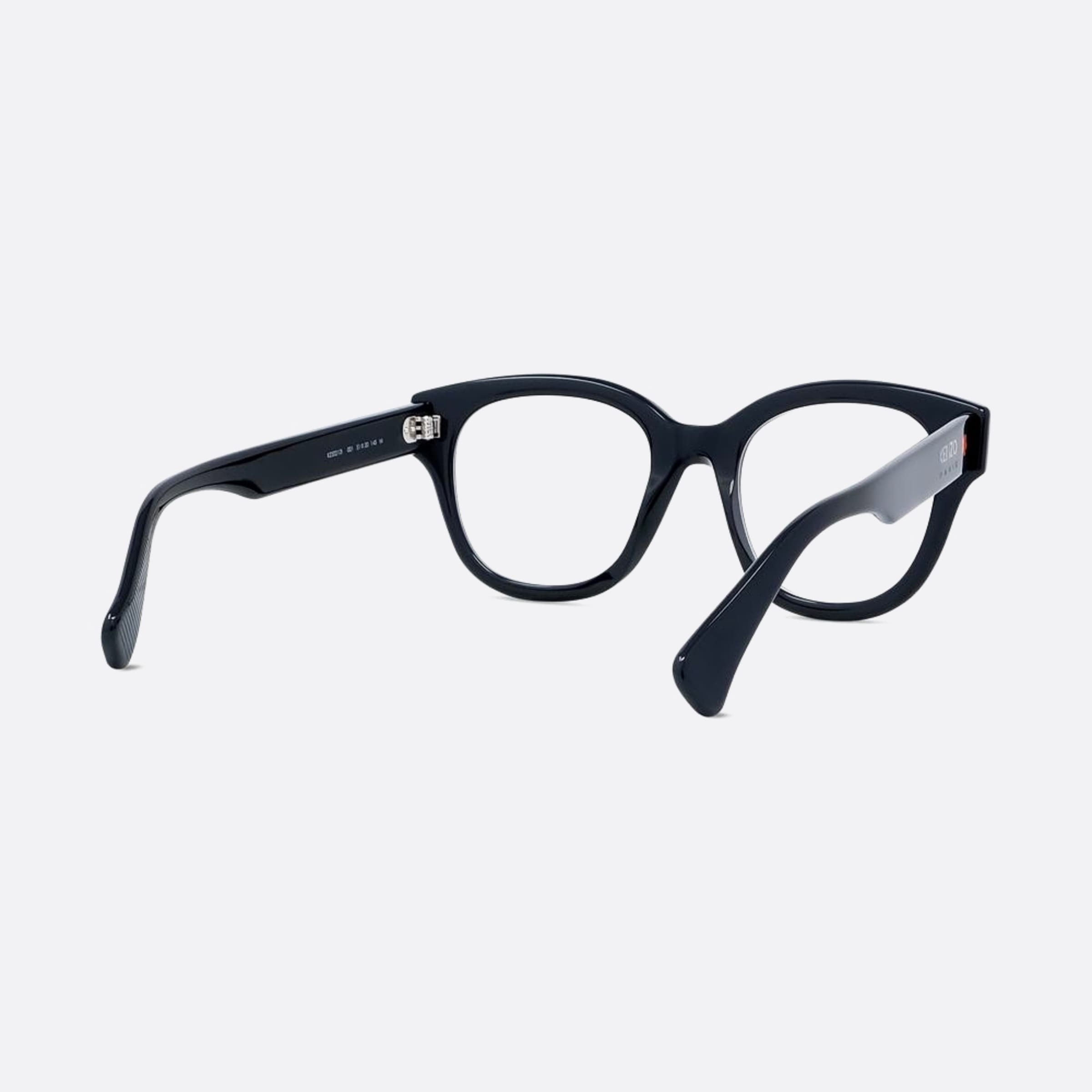 Kenzo 51mm Black Geometric Women Eyeglasses - Additional Angle