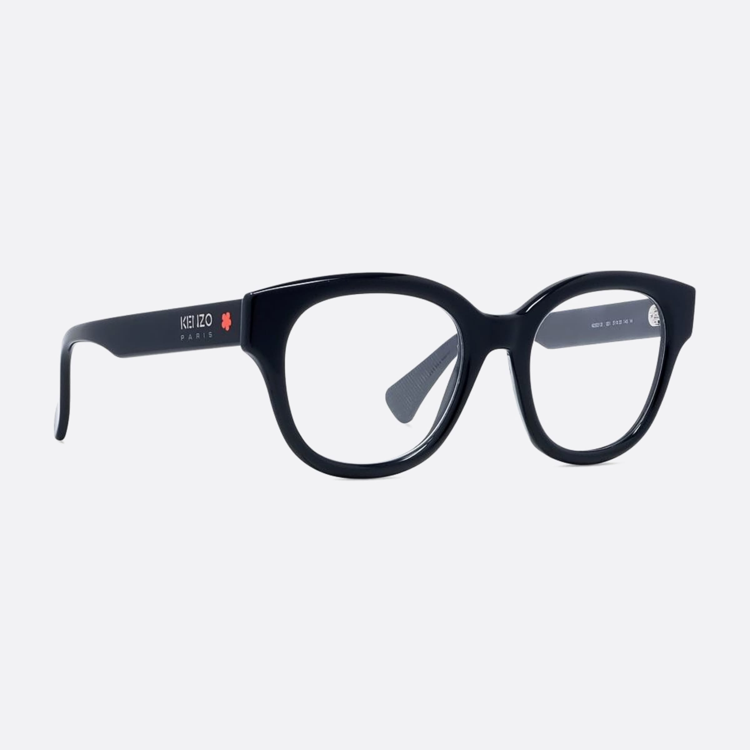 Kenzo 51mm Black Geometric Women Eyeglasses - Additional Angle