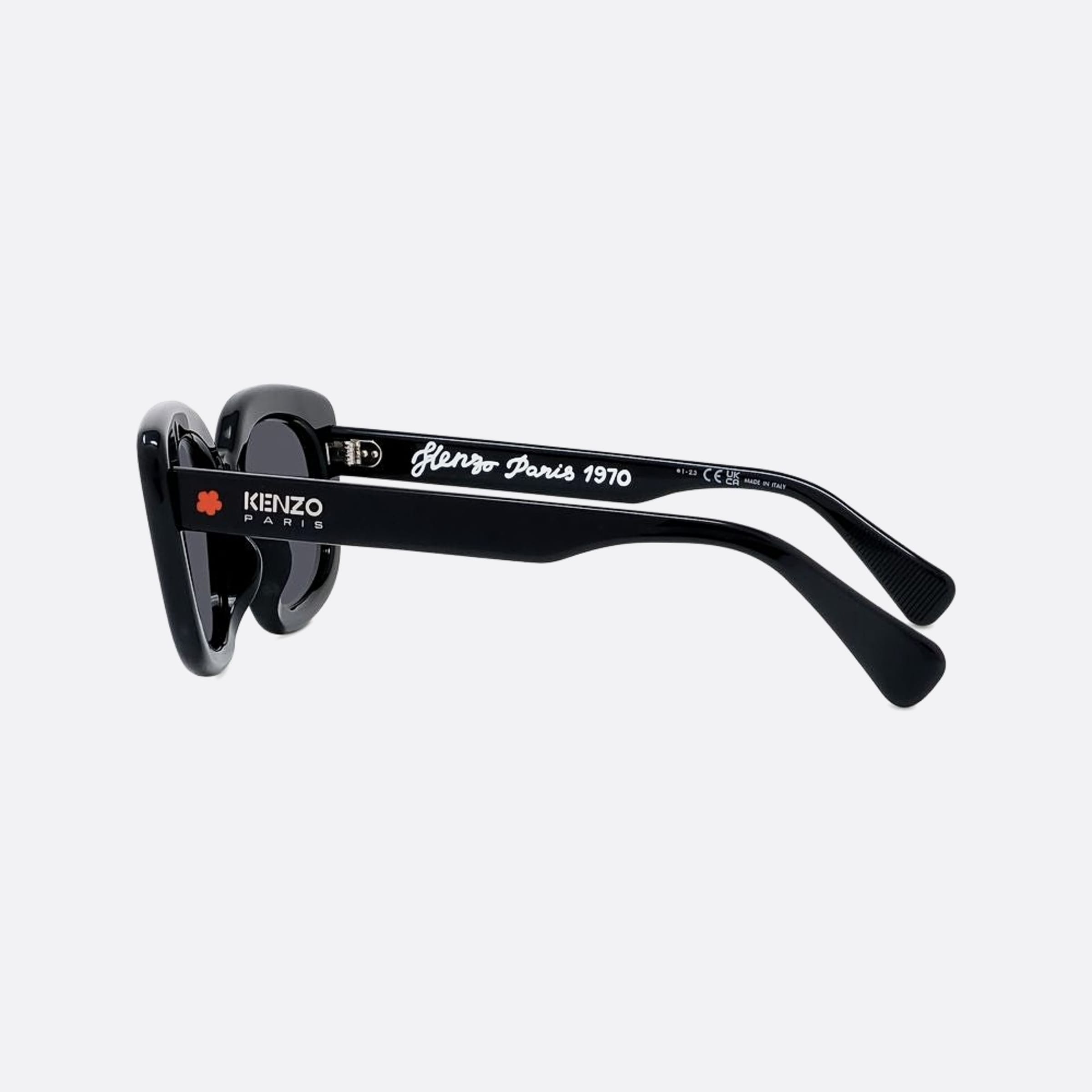 Kenzo 52mm 01a Black Butterfly Unisex Sunglasses - Detail View