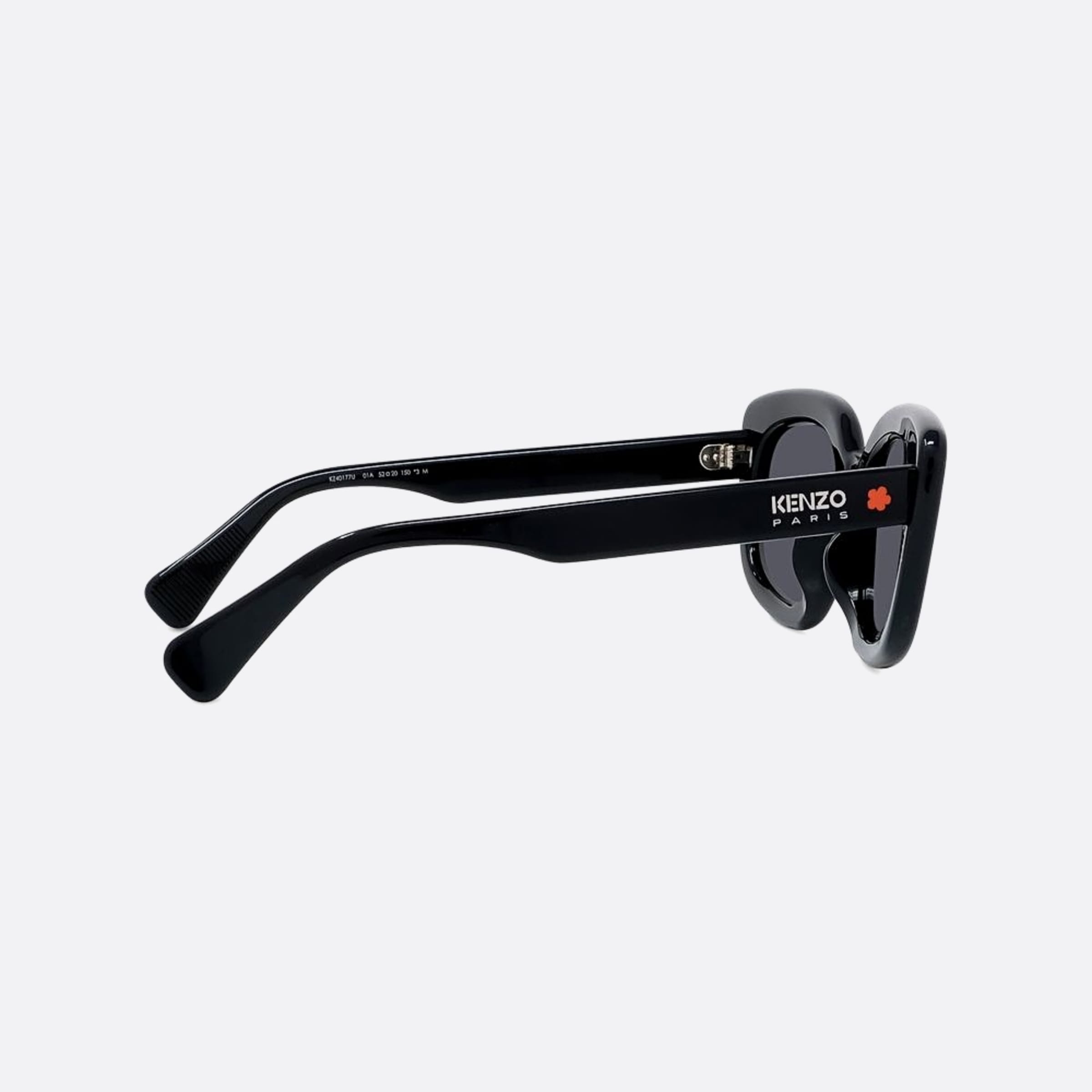 Kenzo 52mm 01a Black Butterfly Unisex Sunglasses - Additional Angle