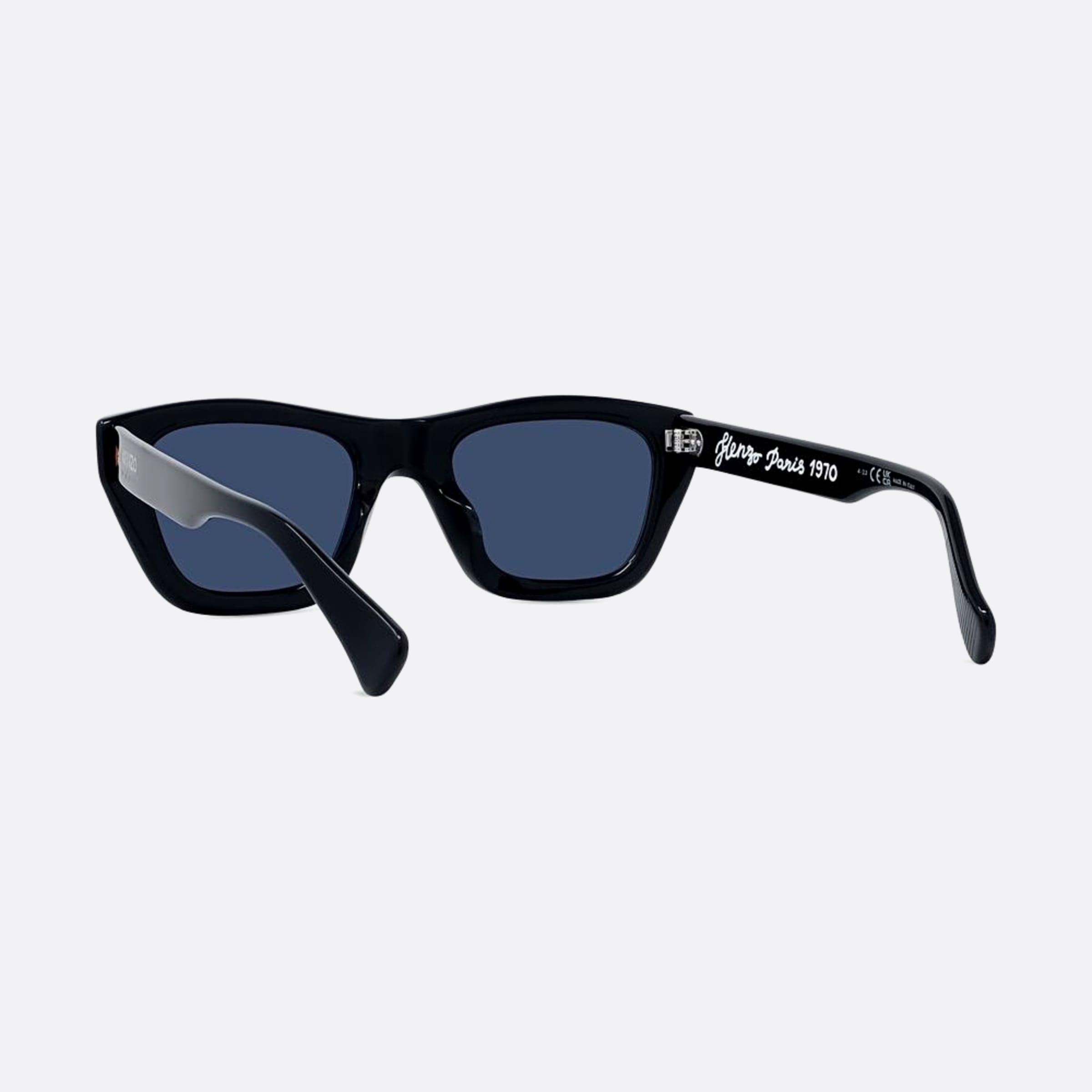 Kenzo 52mm 01v Black Geometric Unisex Sunglasses - Lifestyle Shot