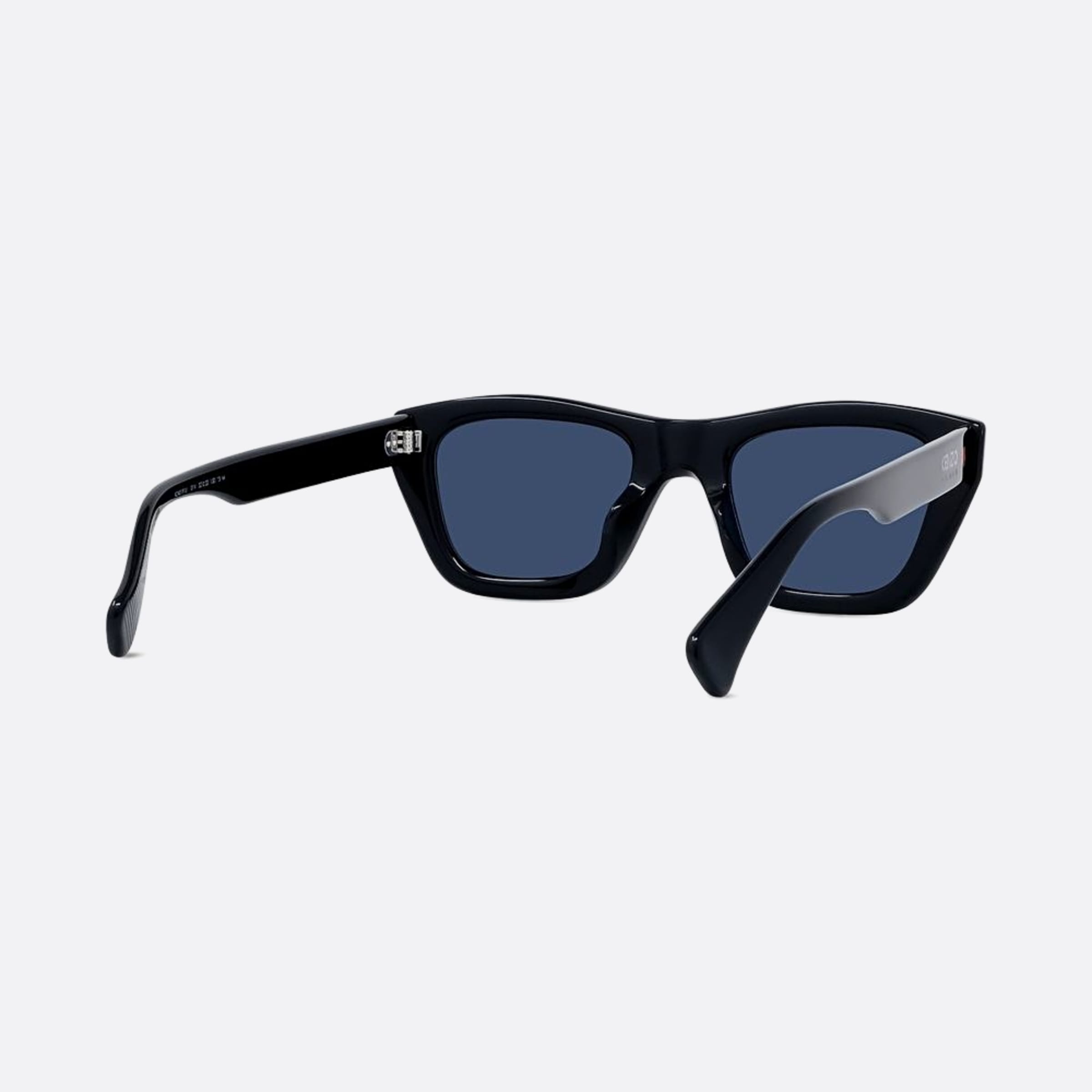 Kenzo 52mm 01v Black Geometric Unisex Sunglasses - Additional Angle