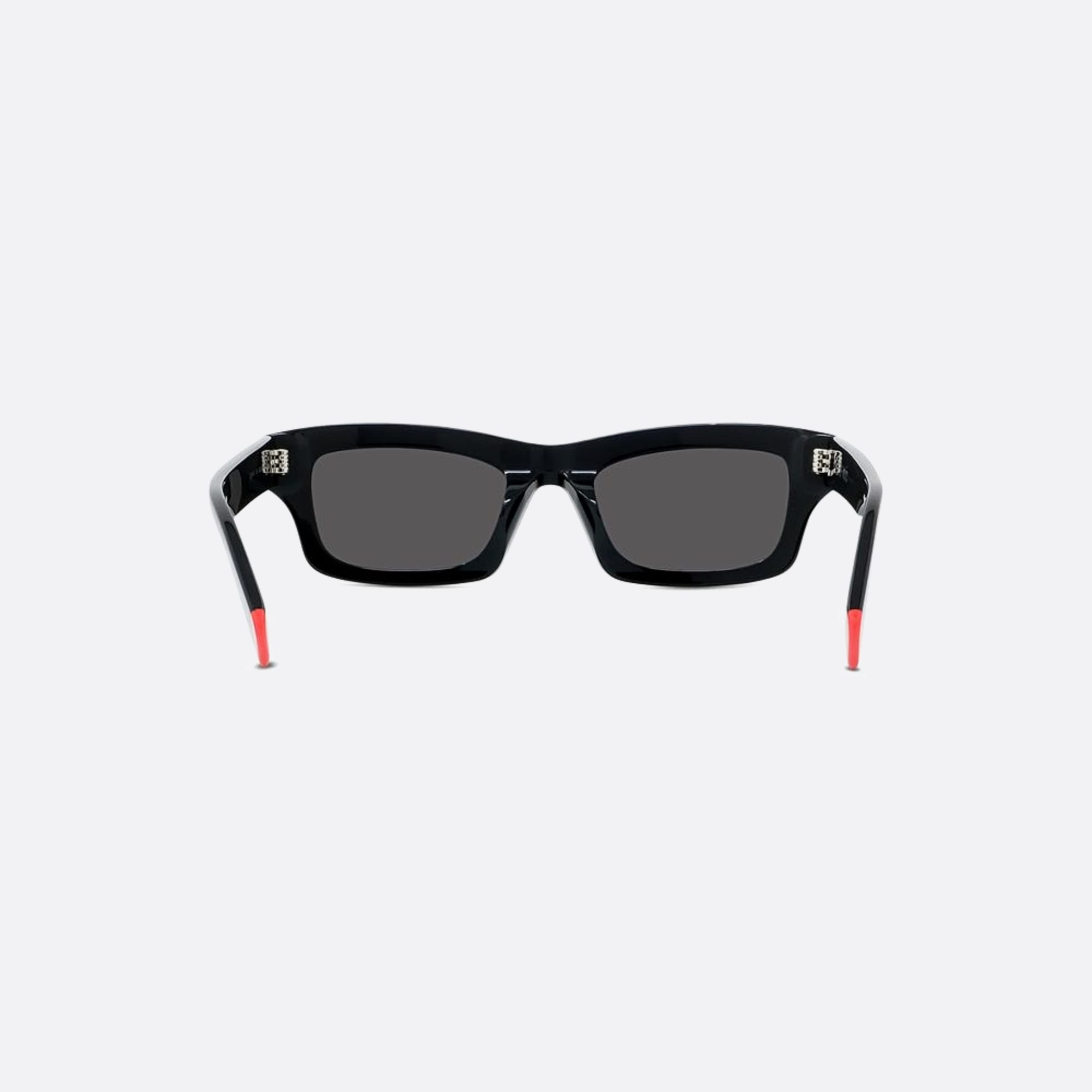 Kenzo 50mm Aka 01a Black Rectangle Unisex Sunglasses - Additional Angle