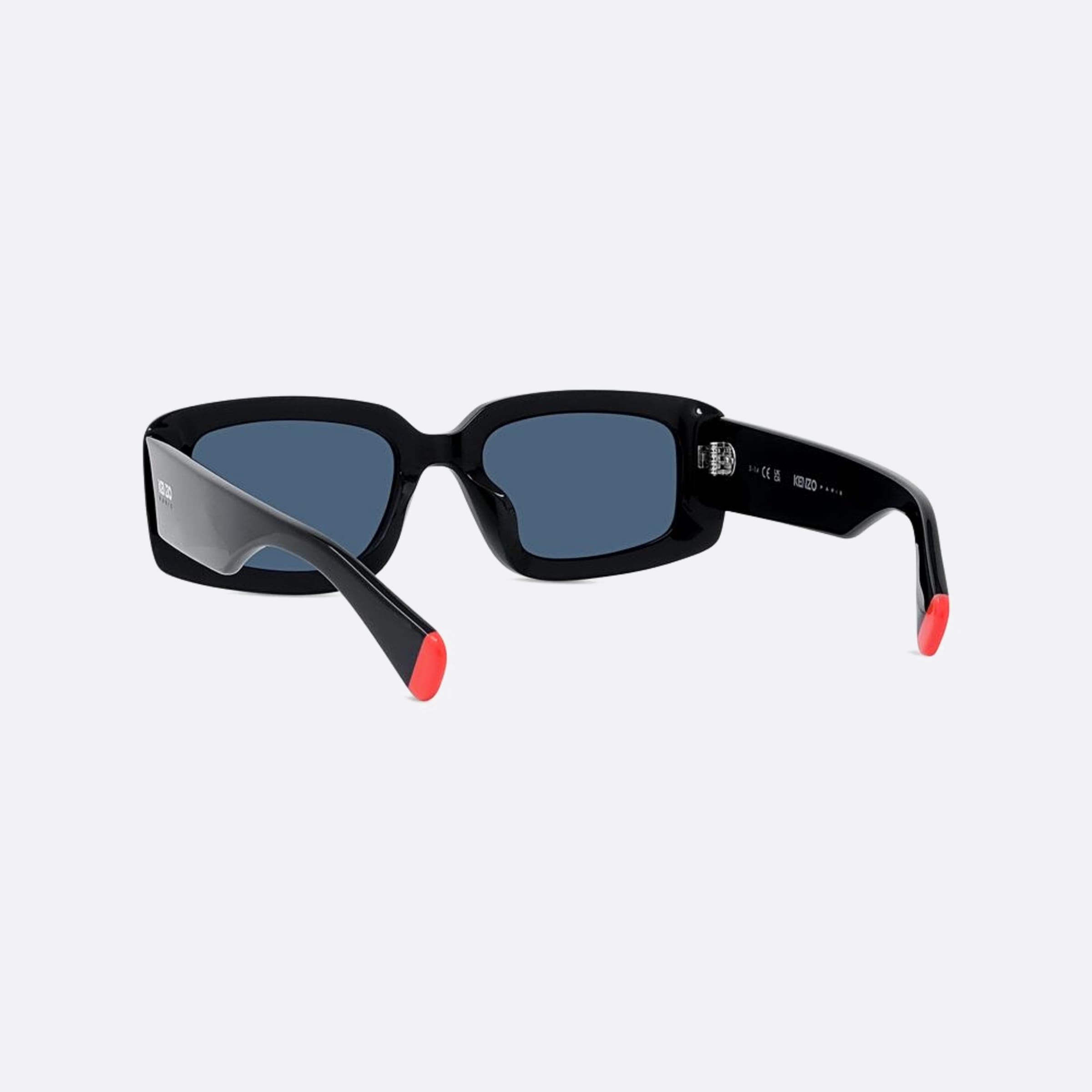 Kenzo 52mm Aka 01v Black Rectangle Unisex Sunglasses - Lifestyle Shot