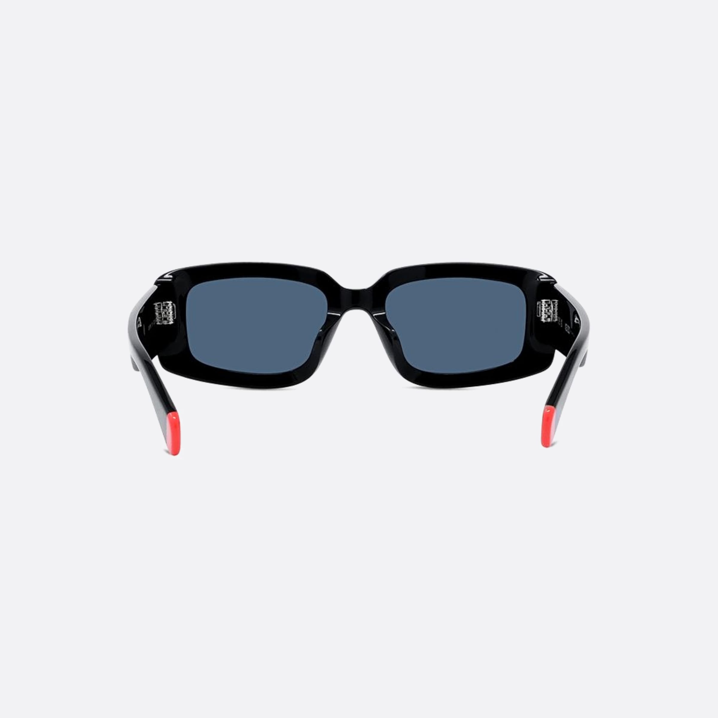 Kenzo 52mm Aka 01v Black Rectangle Unisex Sunglasses - Additional Angle