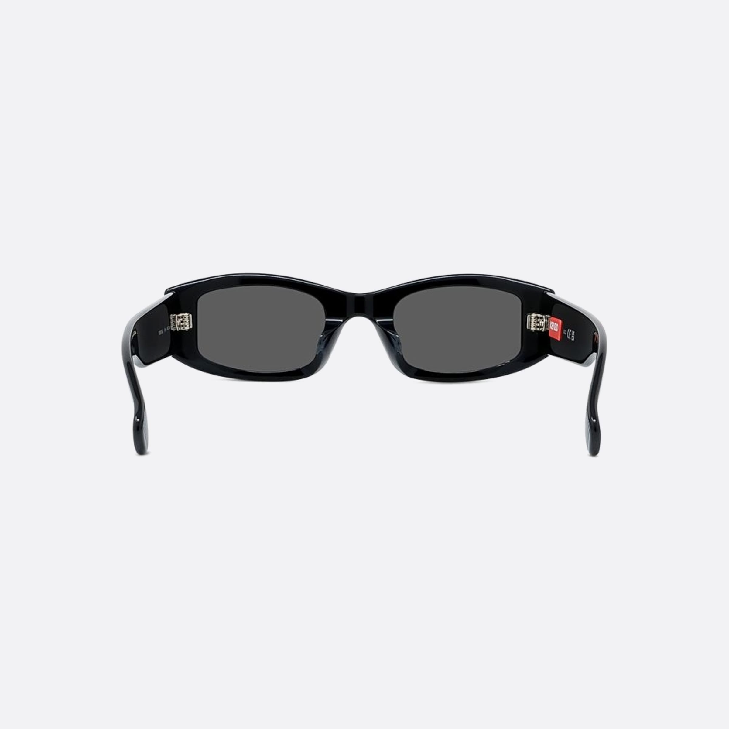 Kenzo 49mm Boke Flower 01a Black Rectangle Unisex Sunglasses - Additional Angle