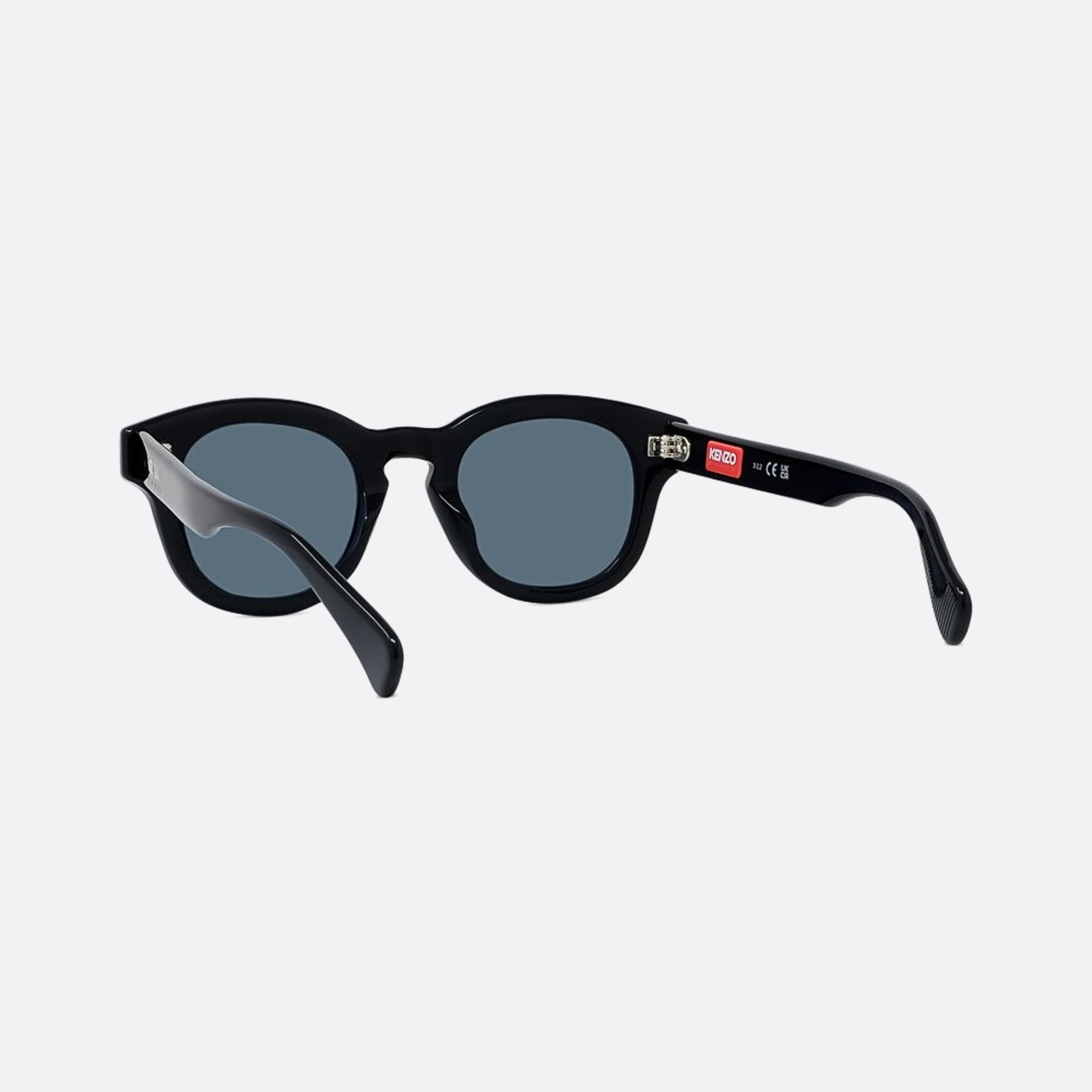 Kenzo 48mm Boke Flower 01v Black Round Unisex Sunglasses - Lifestyle Shot