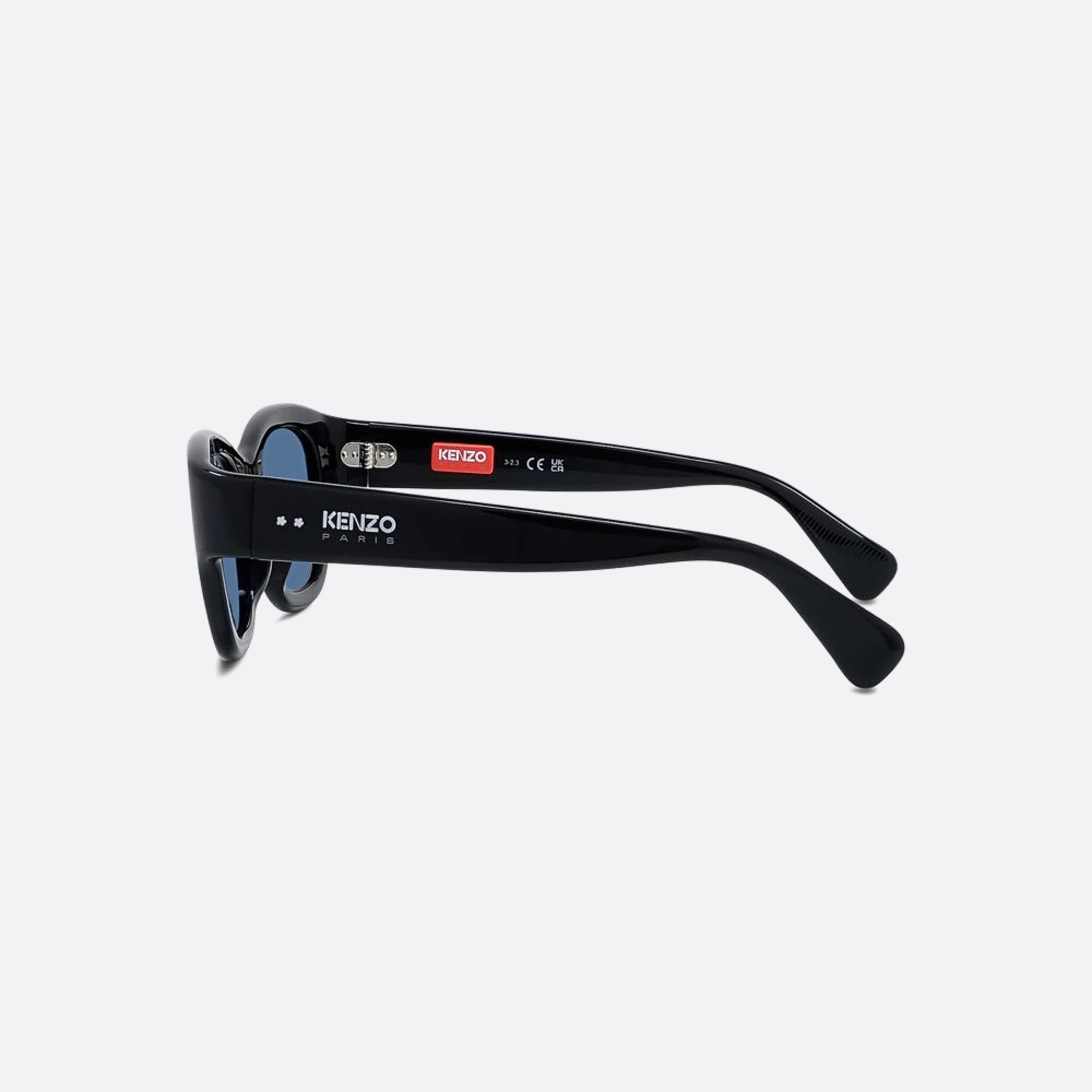 Kenzo 49mm Boke Flower 01v Black Geometric Unisex Sunglasses - Detail View