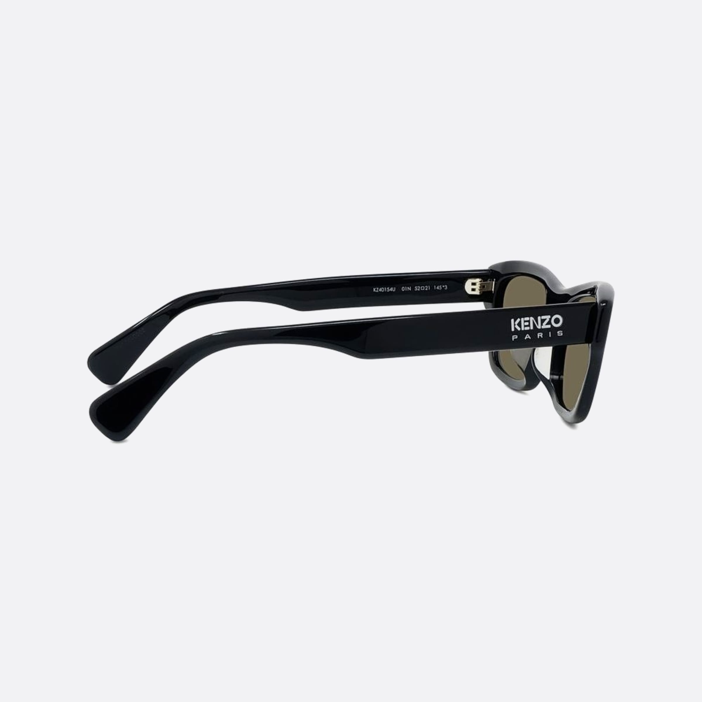 Kenzo 52mm Nigo1 01n Black Rectangle Unisex Sunglasses - Additional Angle