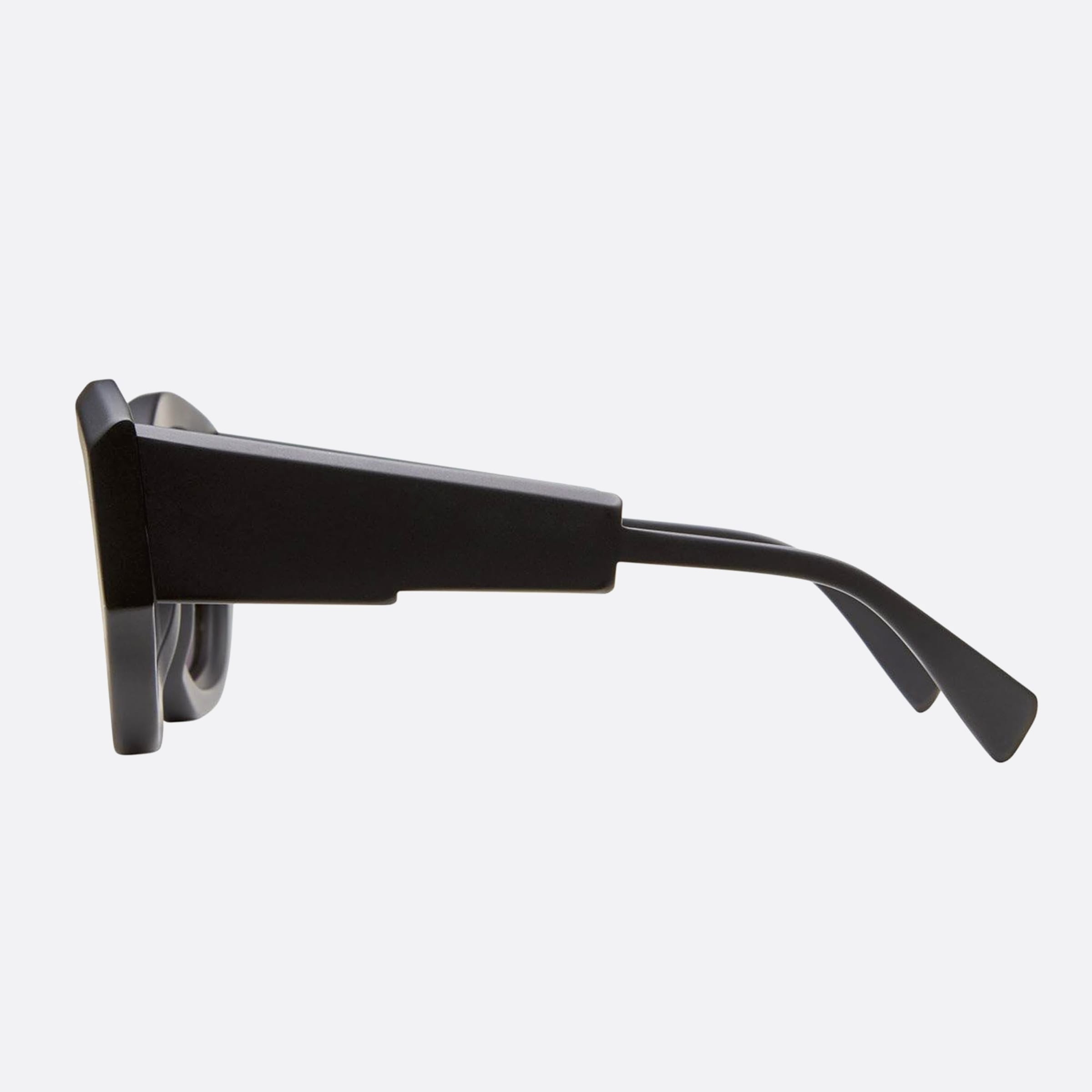 Kuboraum 50mm Maske Black Geometric Women Sunglasses - Detail View