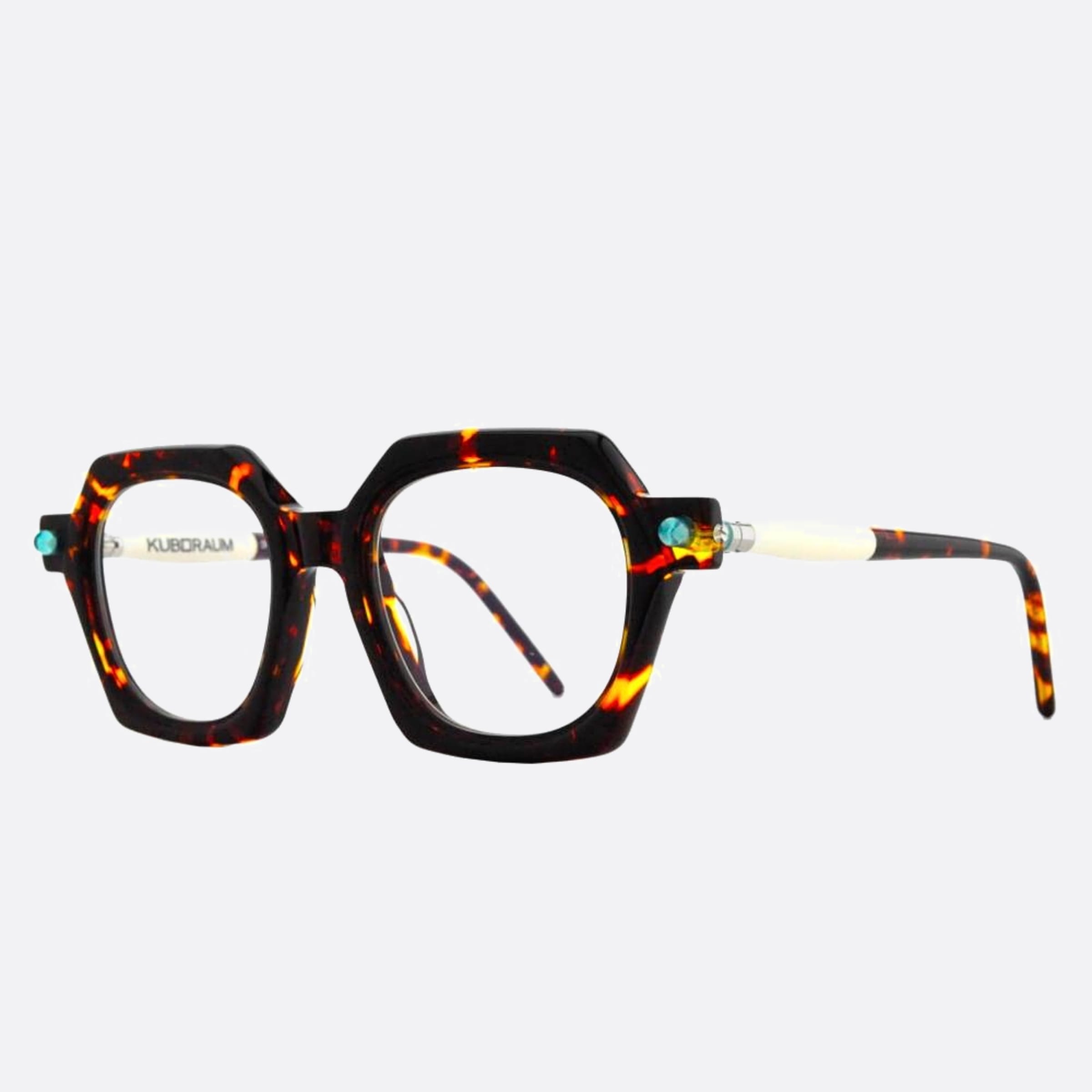 Kuboraum Maske P10 Tor Havana Visor Unisex Eyeglasses - Side View