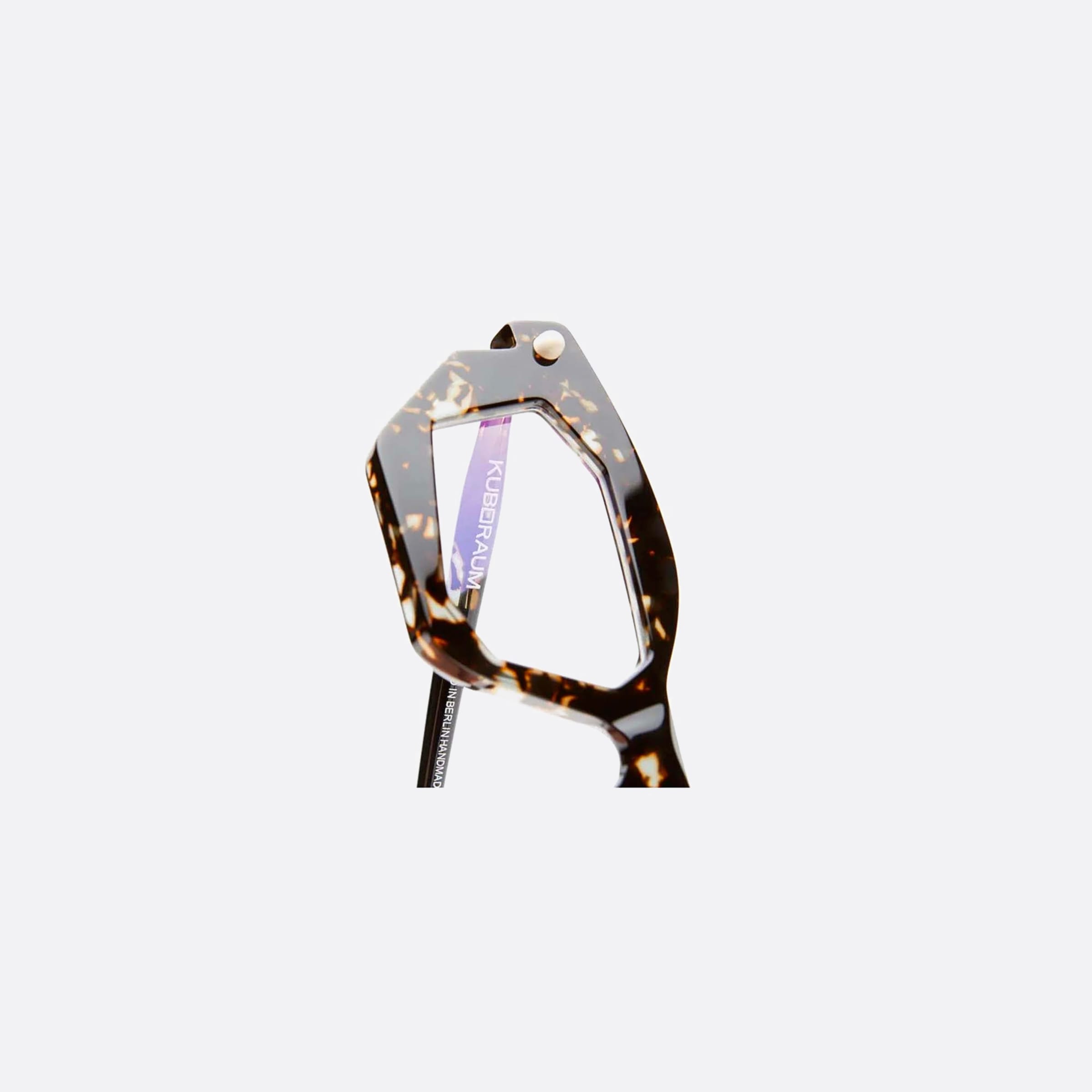 Kuboraum 51mm Maske P14 Gyh Havana Visor Unisex Eyeglasses - Lifestyle Shot