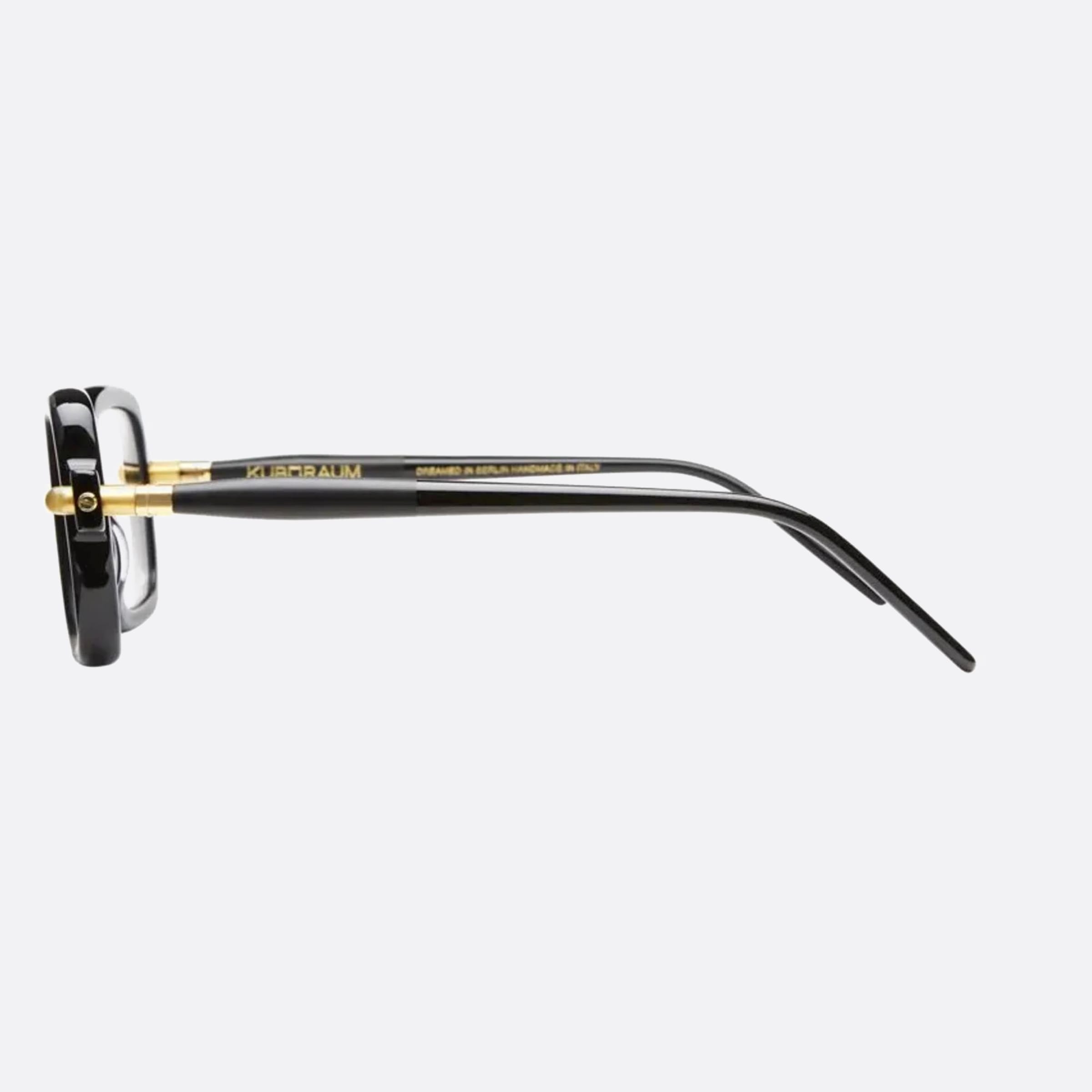 Kuboraum 50mm Maske Bsc Black Geometric Unisex Eyeglasses - Detail View