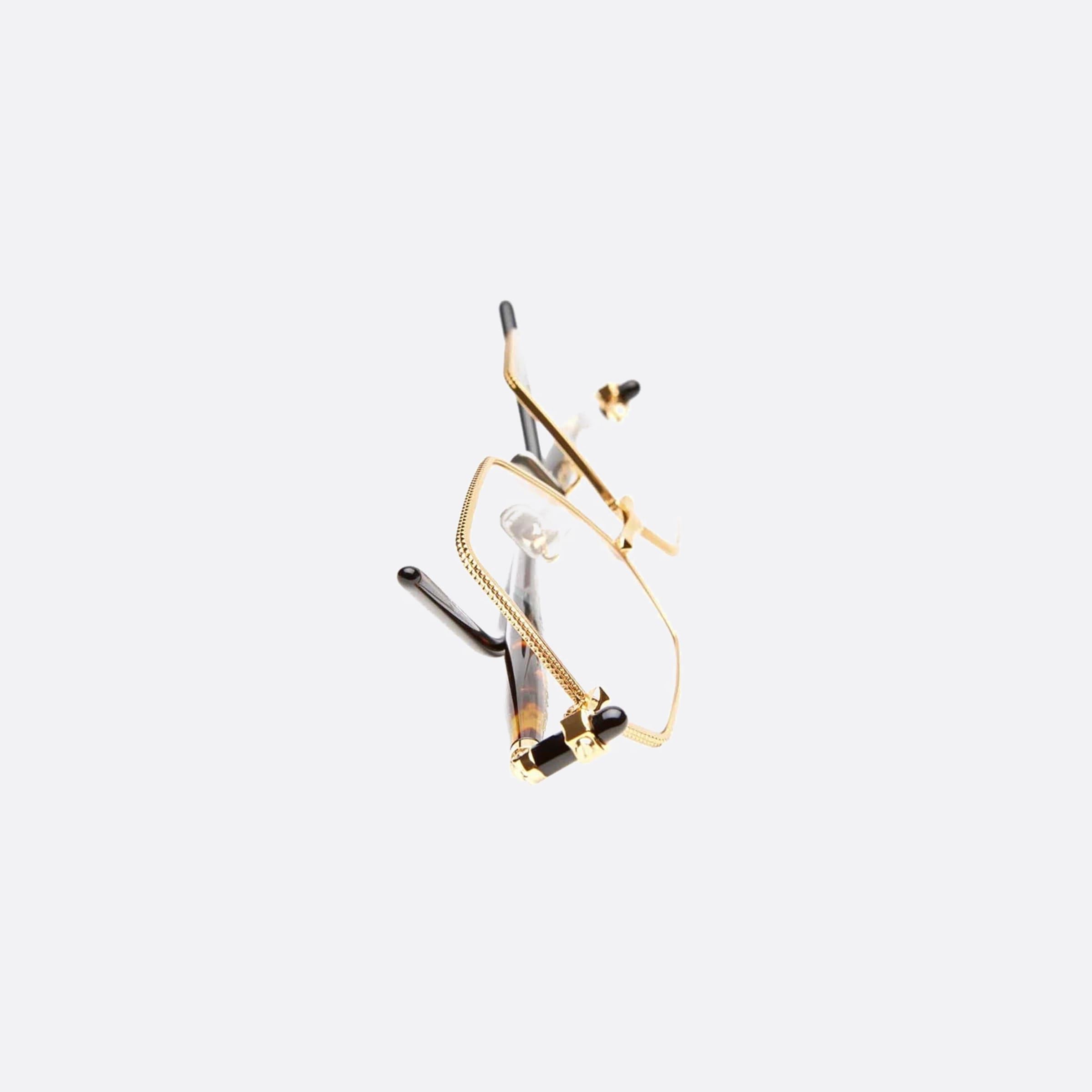 Kuboraum 54mm Maske P70 Gto Gold Visor Unisex Eyeglasses - Detail View