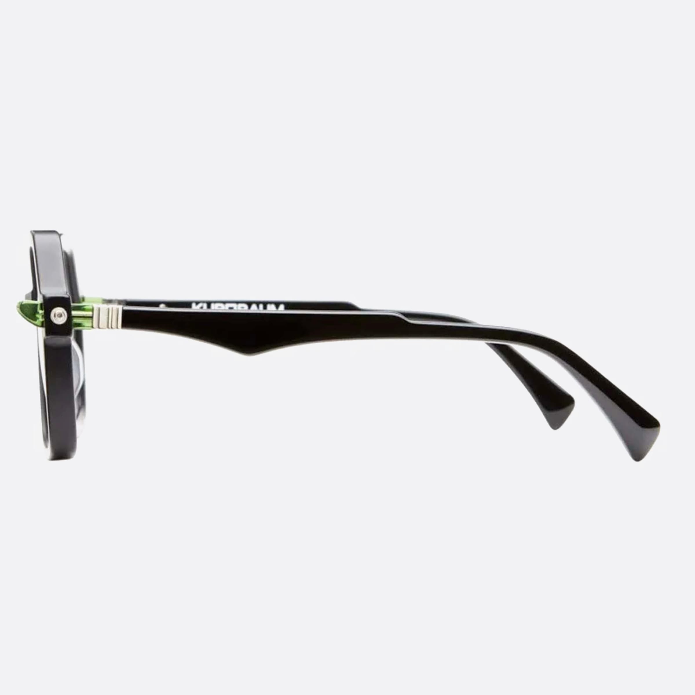 Kuboraum 53mm Maske Bms Black Geometric Unisex Eyeglasses - Detail View