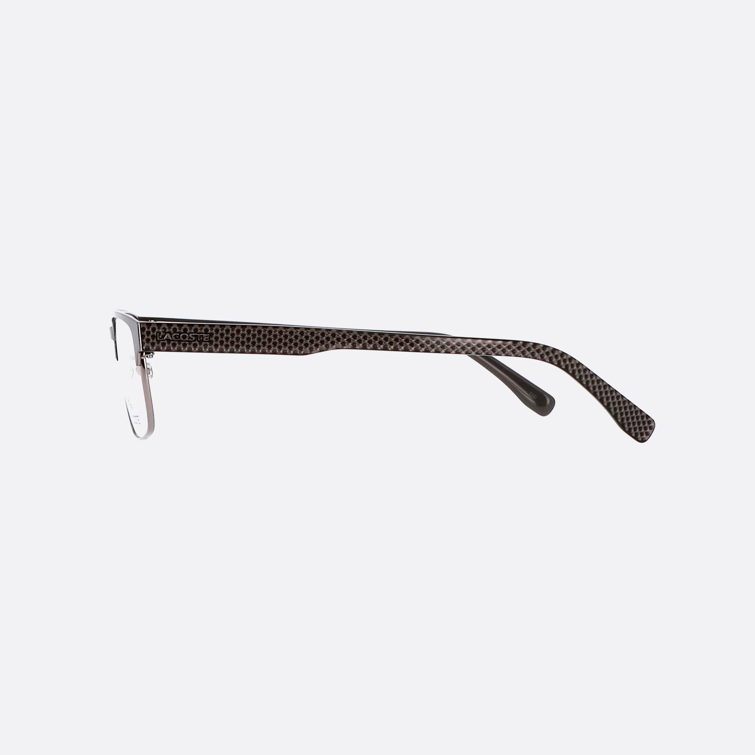 Lacoste 54mm L2217 Grey Rectangle Unisex Eyeglasses - Detail View