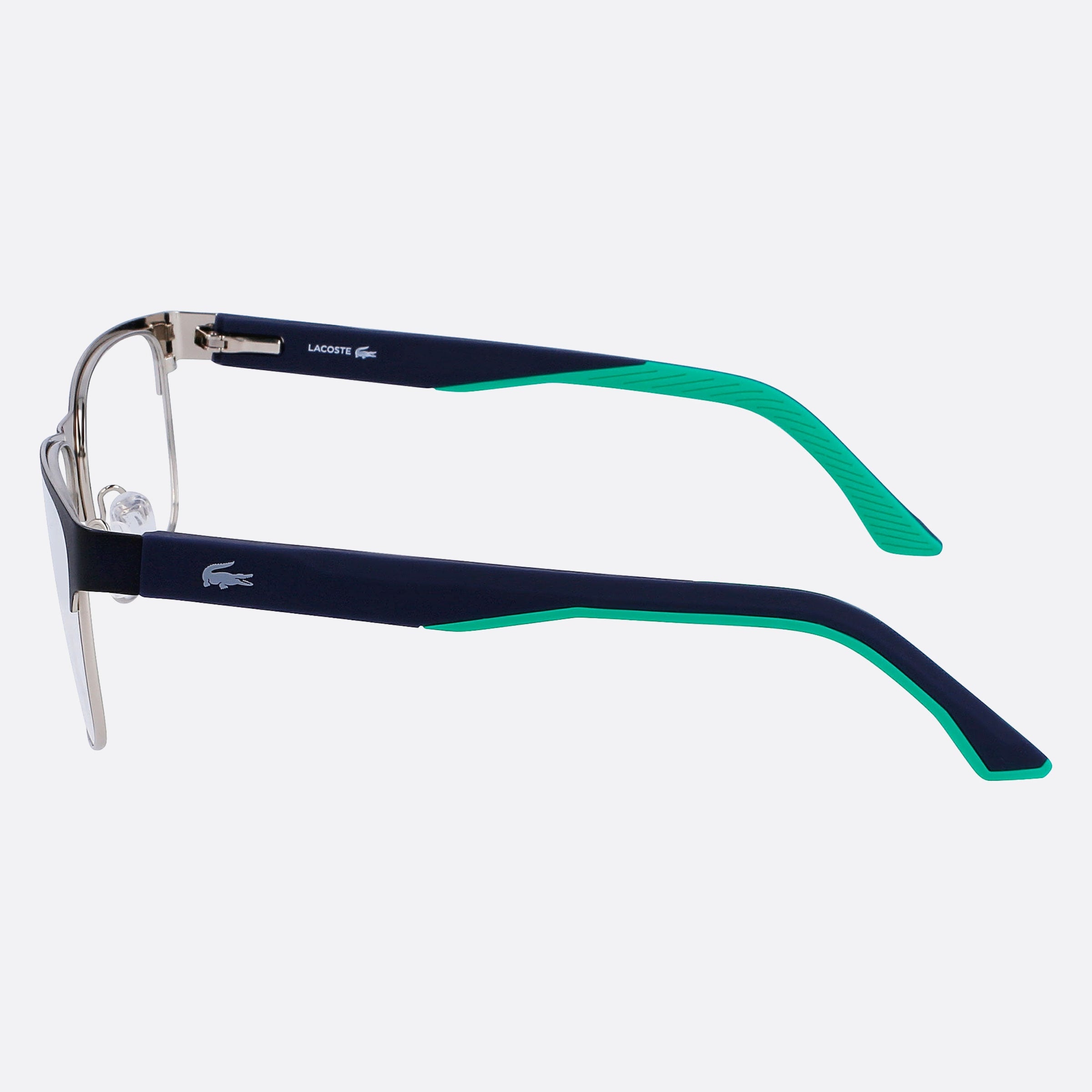 Lacoste 54mm L2291 Blue Squared Men Eyeglasses - Detail View